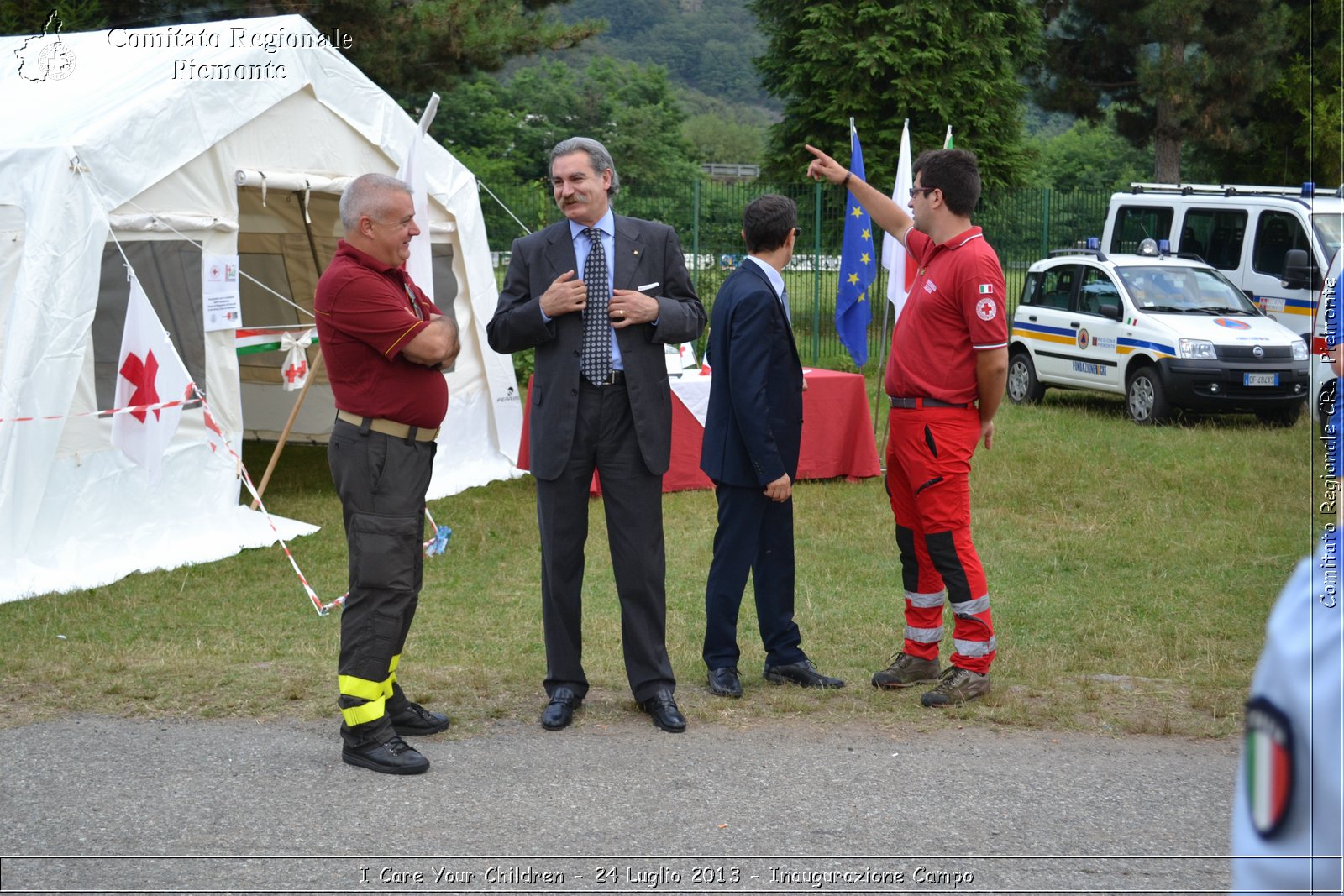 I Care Your Children - 24 Luglio 2013 - Inaugurazione Campo - Croce Rossa Italiana - Comitato Regionale del Piemonte