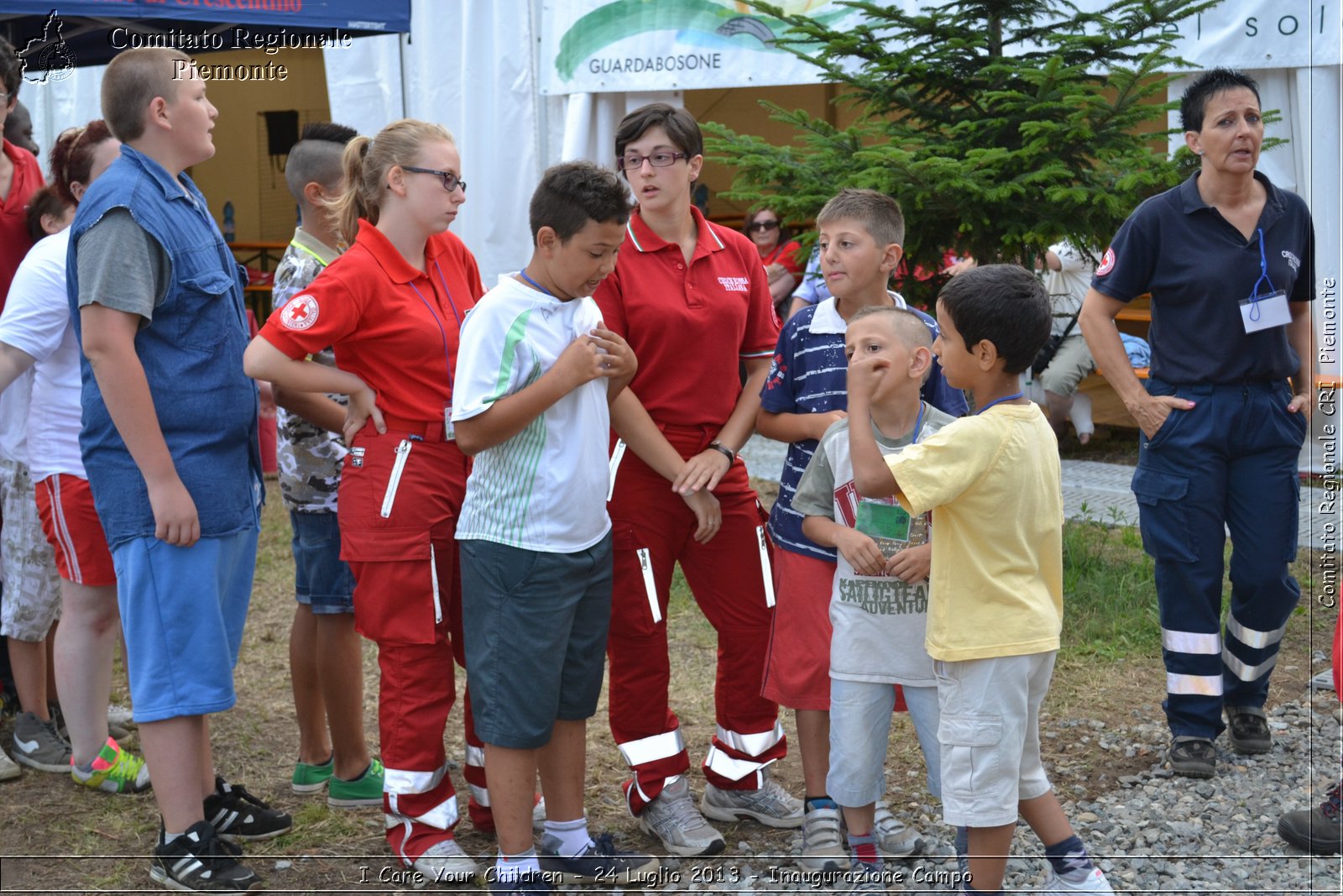 I Care Your Children - 24 Luglio 2013 - Inaugurazione Campo - Croce Rossa Italiana - Comitato Regionale del Piemonte