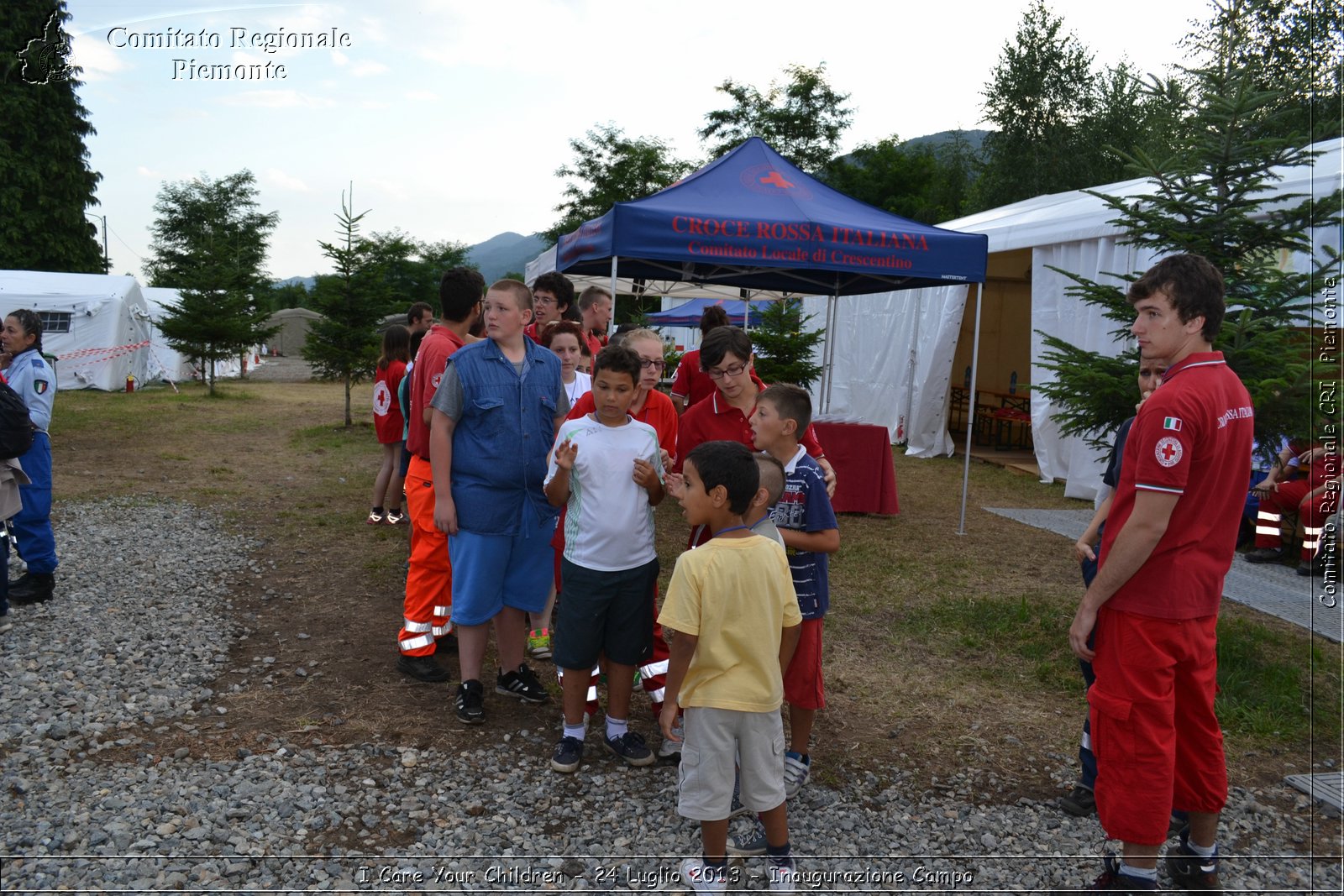 I Care Your Children - 24 Luglio 2013 - Inaugurazione Campo - Croce Rossa Italiana - Comitato Regionale del Piemonte