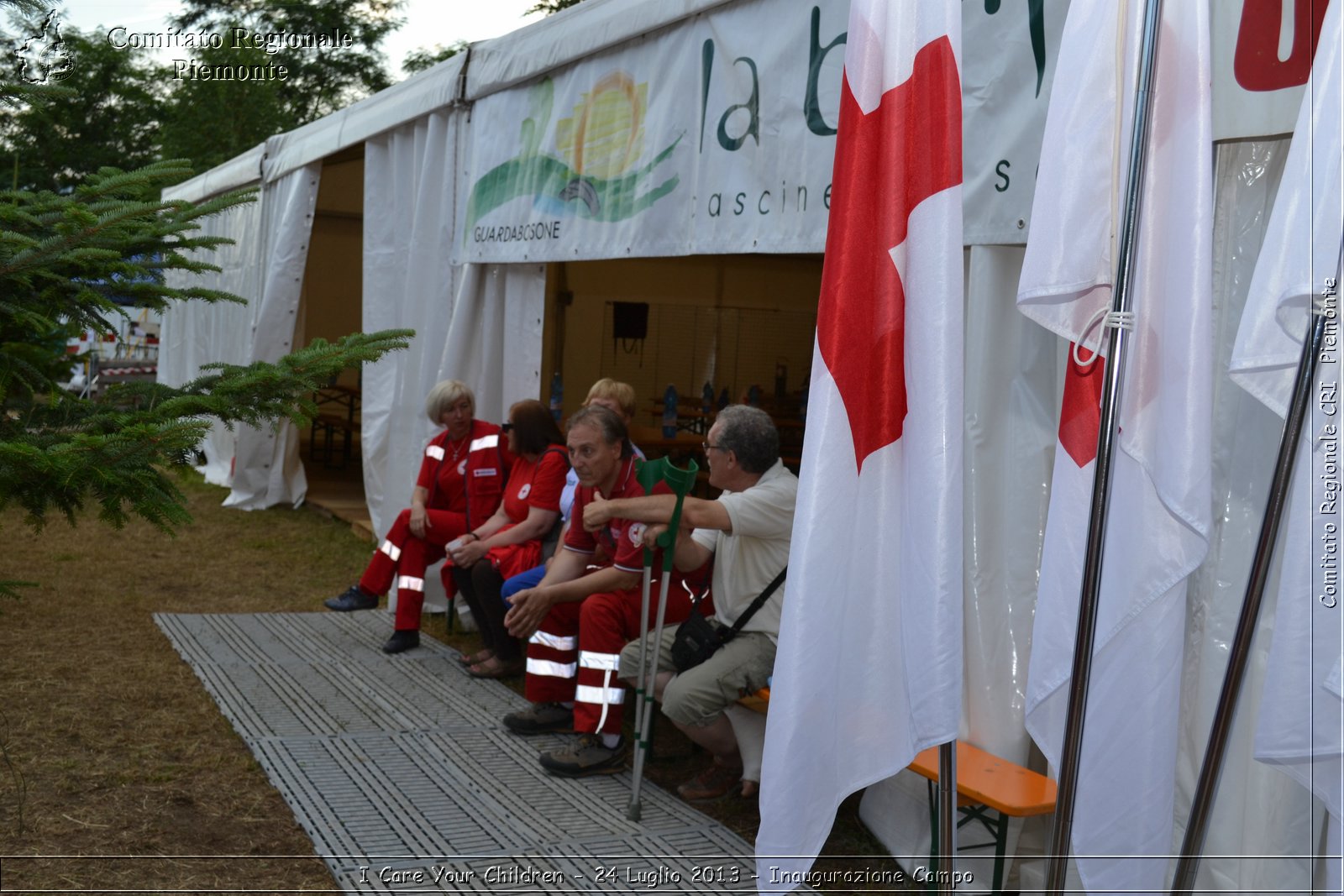 I Care Your Children - 24 Luglio 2013 - Inaugurazione Campo - Croce Rossa Italiana - Comitato Regionale del Piemonte