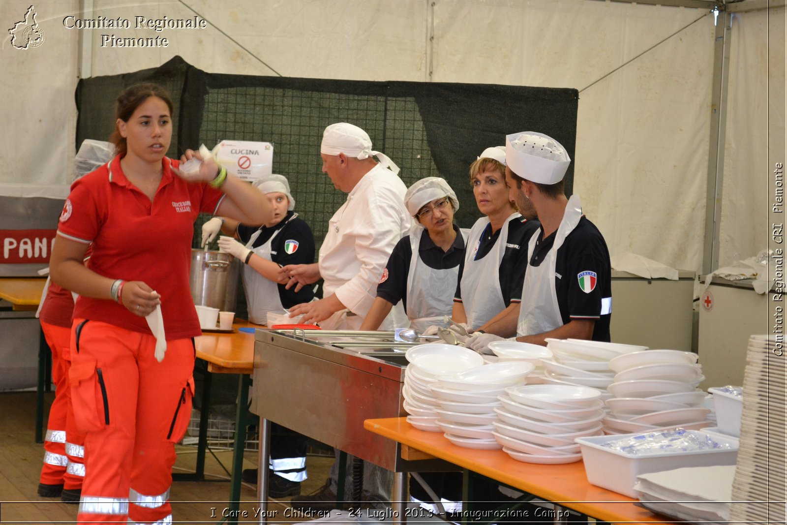 I Care Your Children - 24 Luglio 2013 - Inaugurazione Campo - Croce Rossa Italiana - Comitato Regionale del Piemonte