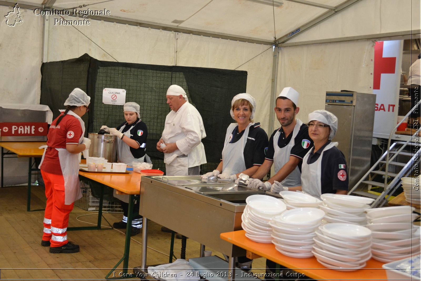 I Care Your Children - 24 Luglio 2013 - Inaugurazione Campo - Croce Rossa Italiana - Comitato Regionale del Piemonte