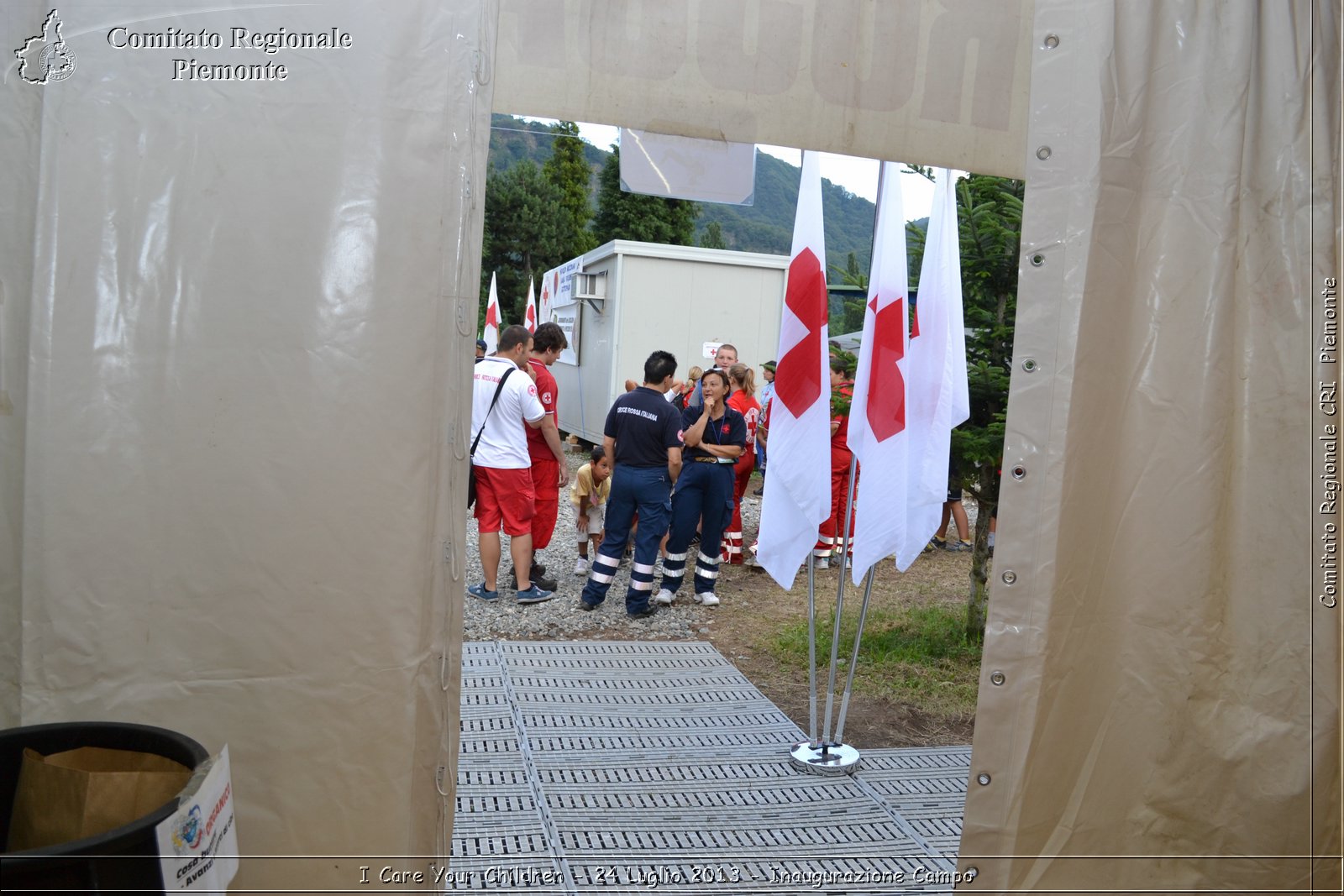 I Care Your Children - 24 Luglio 2013 - Inaugurazione Campo - Croce Rossa Italiana - Comitato Regionale del Piemonte