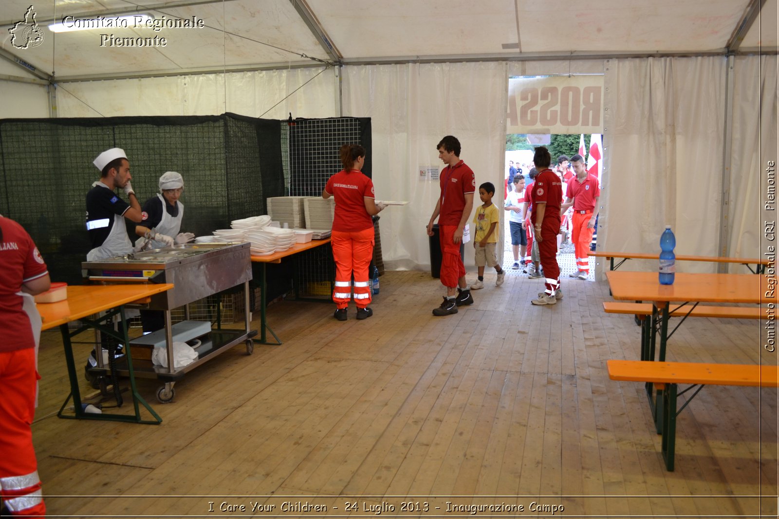 I Care Your Children - 24 Luglio 2013 - Inaugurazione Campo - Croce Rossa Italiana - Comitato Regionale del Piemonte