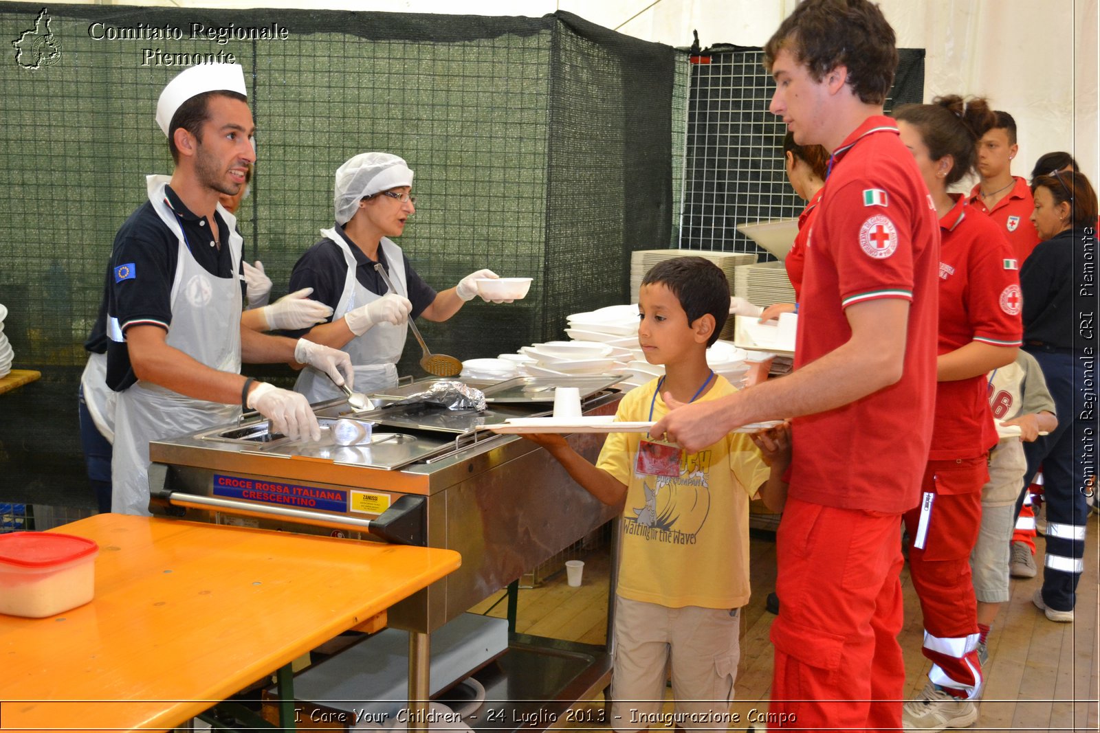 I Care Your Children - 24 Luglio 2013 - Inaugurazione Campo - Croce Rossa Italiana - Comitato Regionale del Piemonte