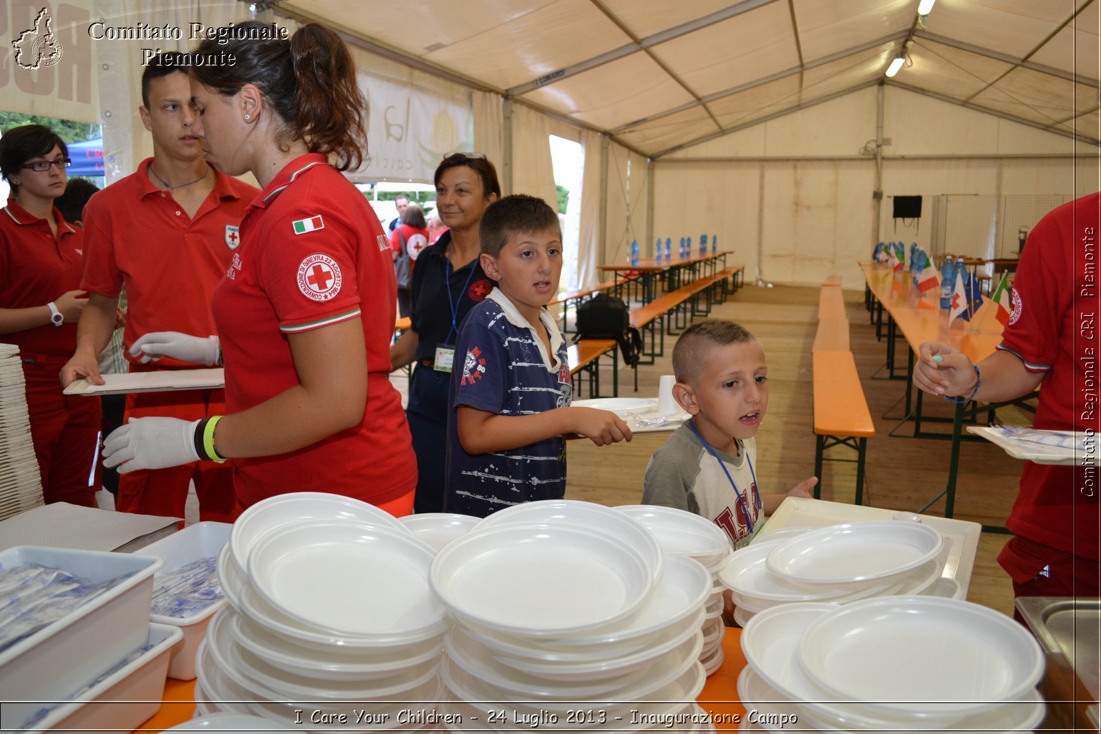 I Care Your Children - 24 Luglio 2013 - Inaugurazione Campo - Croce Rossa Italiana - Comitato Regionale del Piemonte