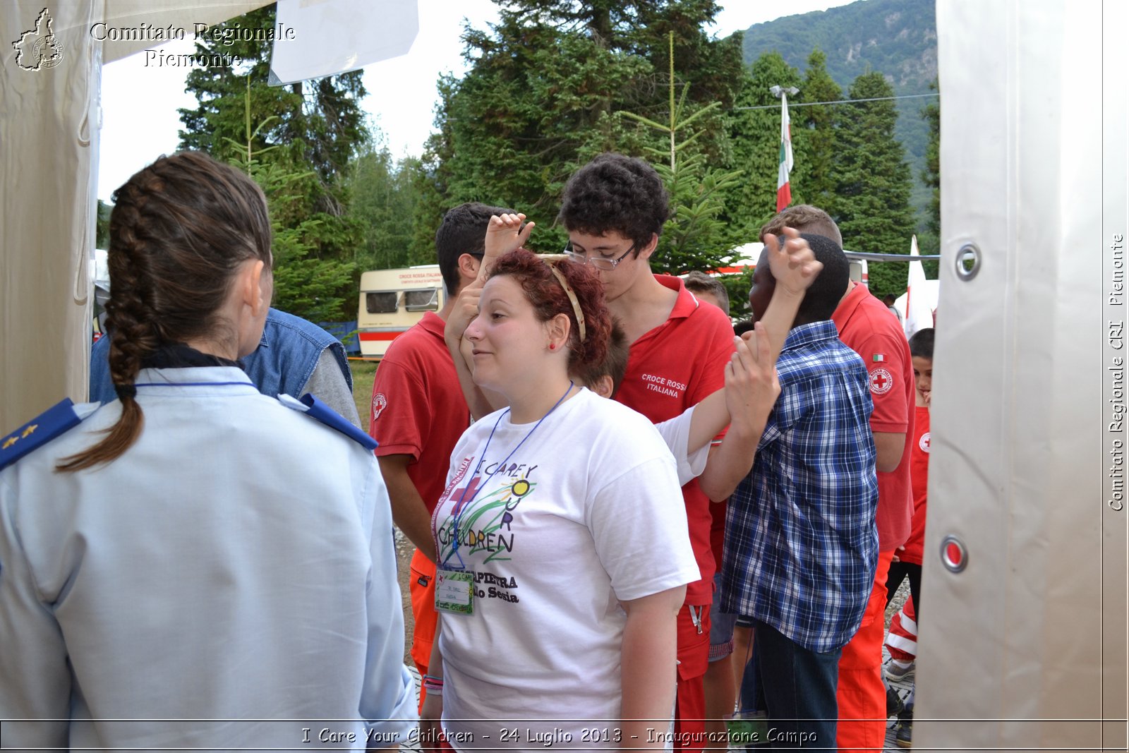 I Care Your Children - 24 Luglio 2013 - Inaugurazione Campo - Croce Rossa Italiana - Comitato Regionale del Piemonte