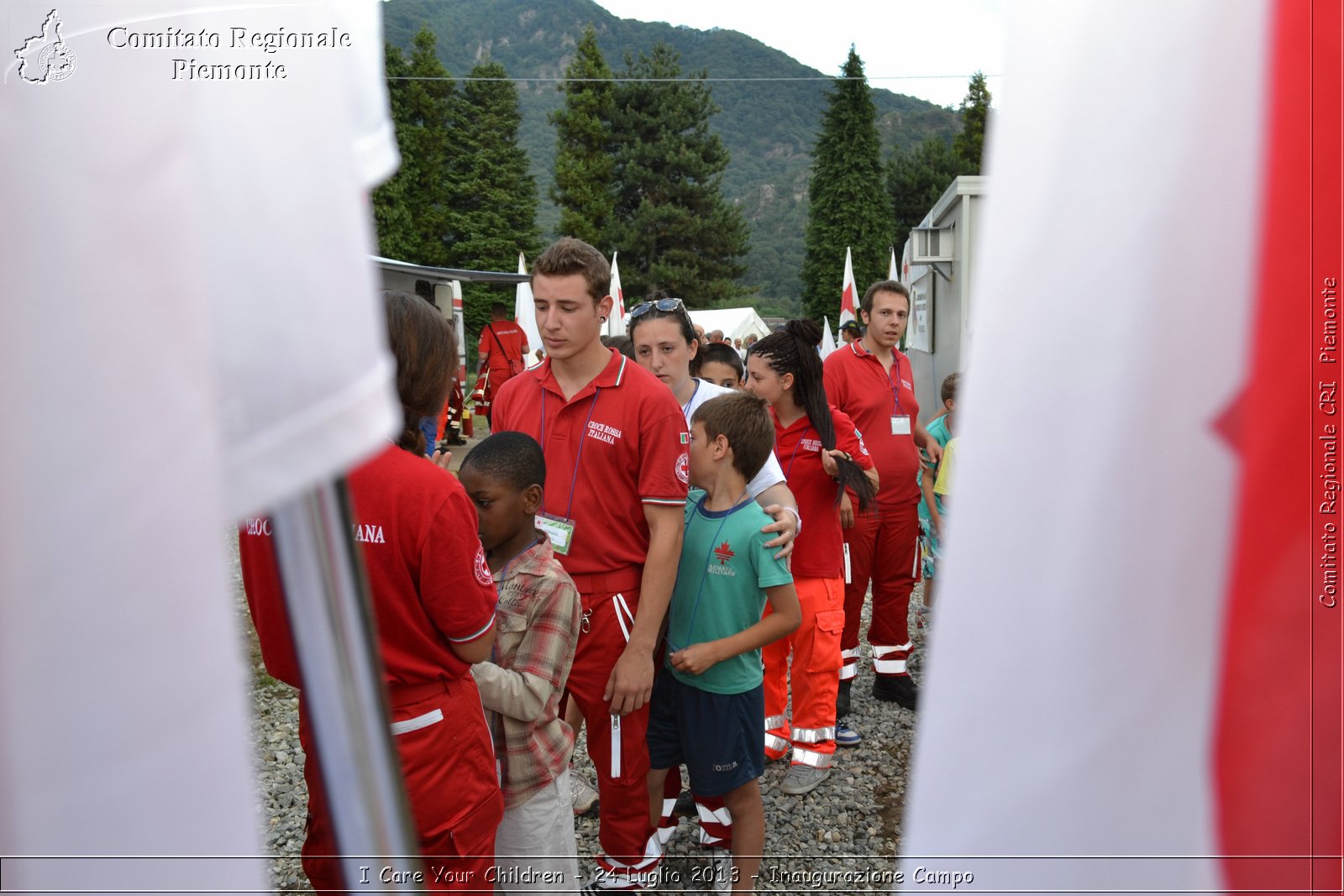 I Care Your Children - 24 Luglio 2013 - Inaugurazione Campo - Croce Rossa Italiana - Comitato Regionale del Piemonte