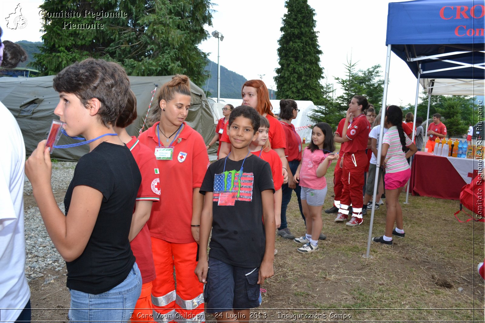 I Care Your Children - 24 Luglio 2013 - Inaugurazione Campo - Croce Rossa Italiana - Comitato Regionale del Piemonte