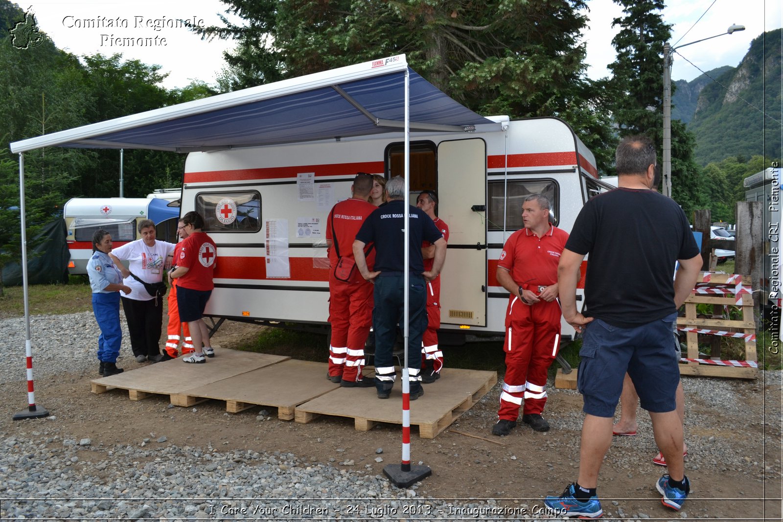 I Care Your Children - 24 Luglio 2013 - Inaugurazione Campo - Croce Rossa Italiana - Comitato Regionale del Piemonte