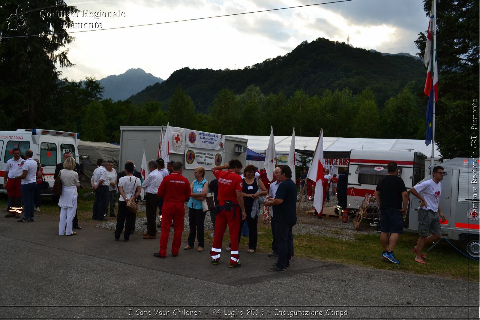 I Care Your Children - 24 Luglio 2013 - Inaugurazione Campo - Croce Rossa Italiana - Comitato Regionale del Piemonte