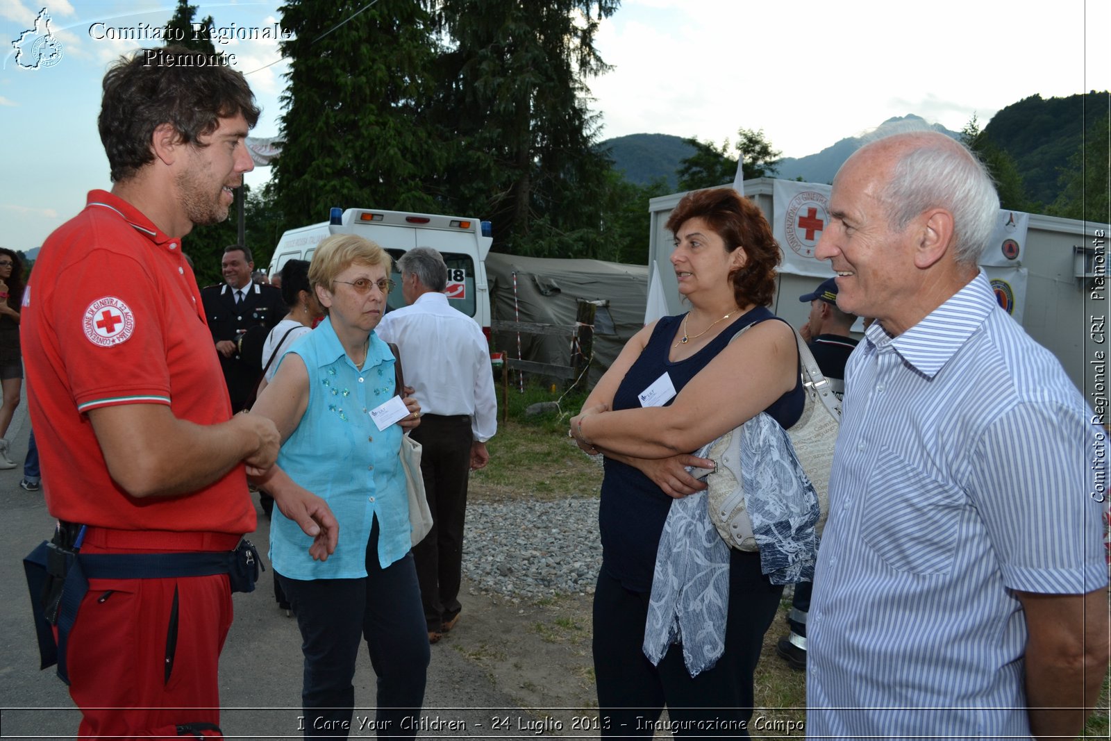 I Care Your Children - 24 Luglio 2013 - Inaugurazione Campo - Croce Rossa Italiana - Comitato Regionale del Piemonte