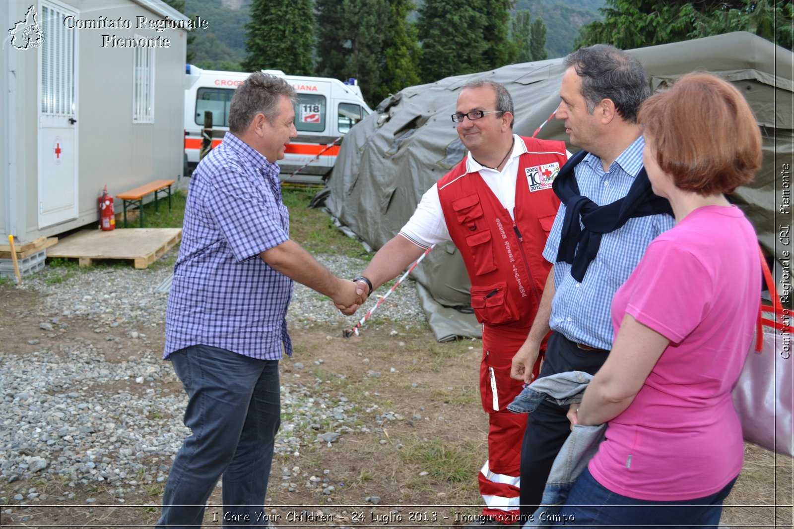 I Care Your Children - 24 Luglio 2013 - Inaugurazione Campo - Croce Rossa Italiana - Comitato Regionale del Piemonte