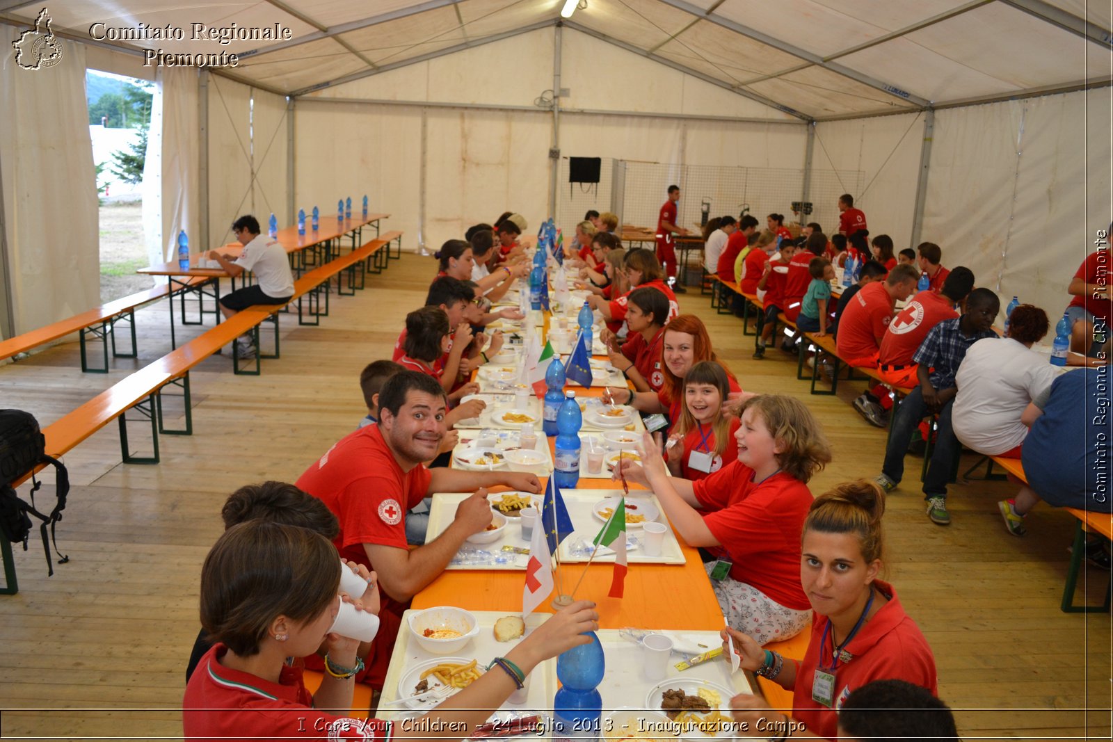 I Care Your Children - 24 Luglio 2013 - Inaugurazione Campo - Croce Rossa Italiana - Comitato Regionale del Piemonte