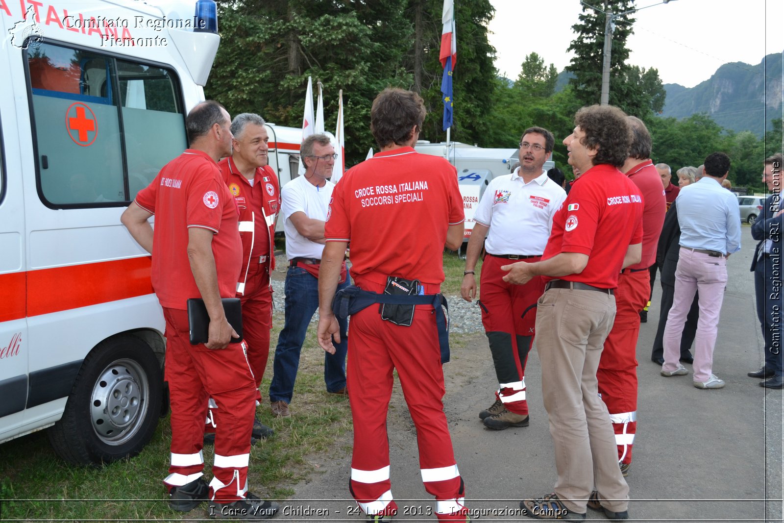 I Care Your Children - 24 Luglio 2013 - Inaugurazione Campo - Croce Rossa Italiana - Comitato Regionale del Piemonte