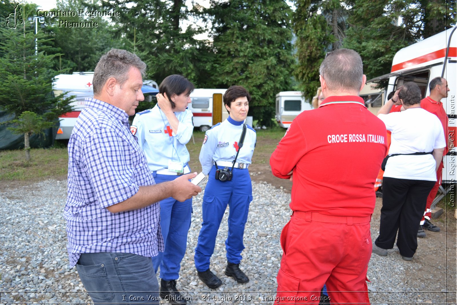 I Care Your Children - 24 Luglio 2013 - Inaugurazione Campo - Croce Rossa Italiana - Comitato Regionale del Piemonte