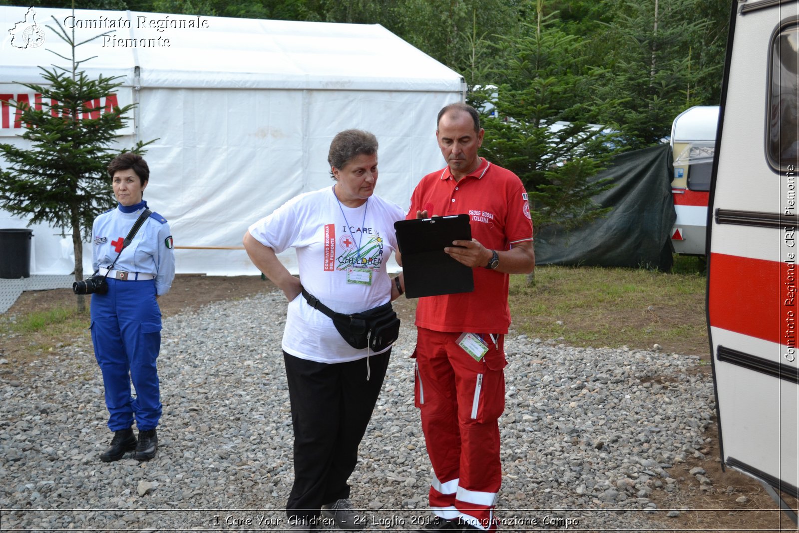 I Care Your Children - 24 Luglio 2013 - Inaugurazione Campo - Croce Rossa Italiana - Comitato Regionale del Piemonte