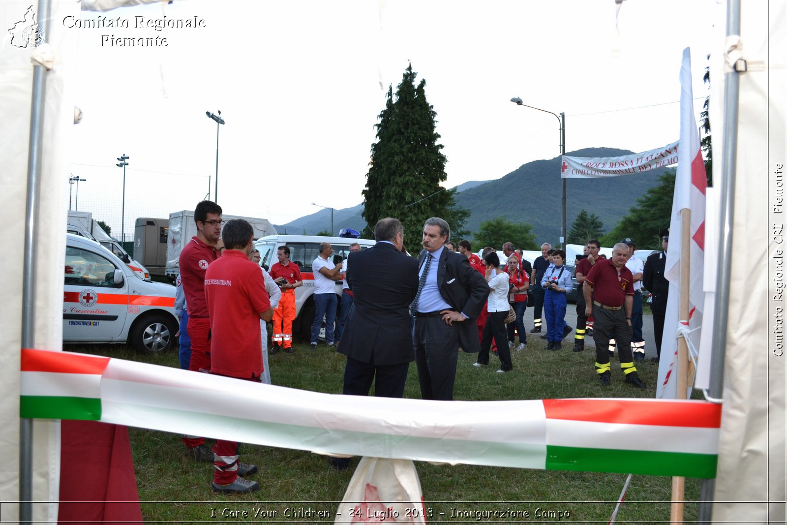 I Care Your Children - 24 Luglio 2013 - Inaugurazione Campo - Croce Rossa Italiana - Comitato Regionale del Piemonte