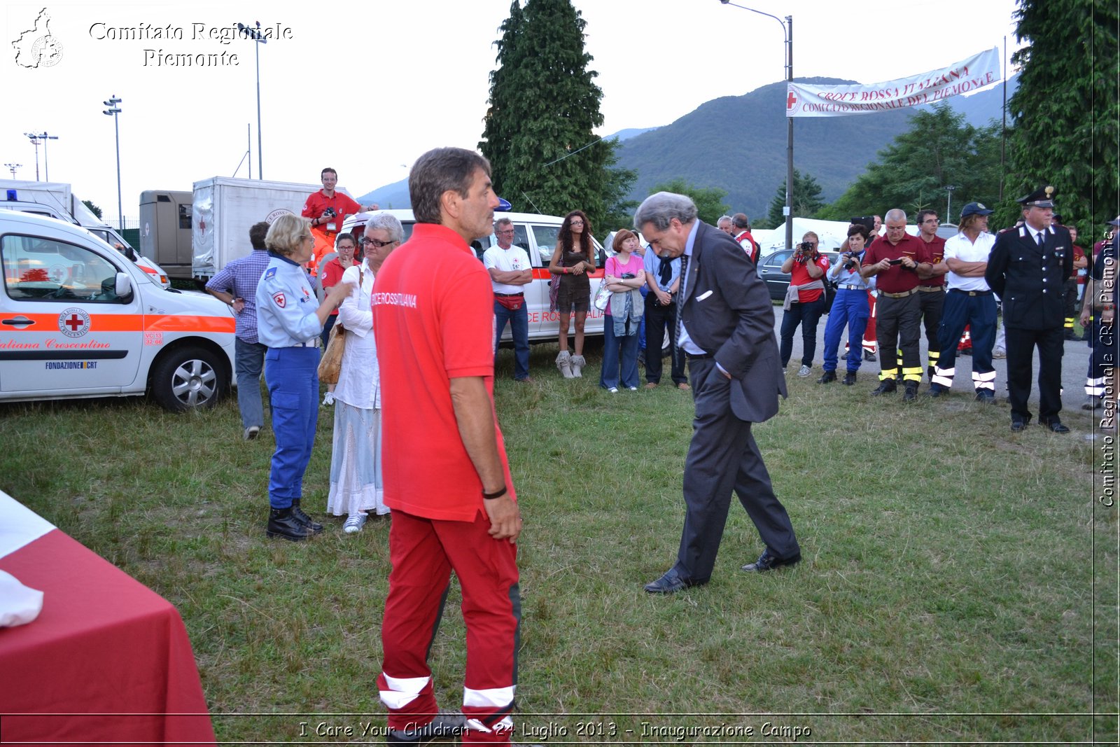 I Care Your Children - 24 Luglio 2013 - Inaugurazione Campo - Croce Rossa Italiana - Comitato Regionale del Piemonte