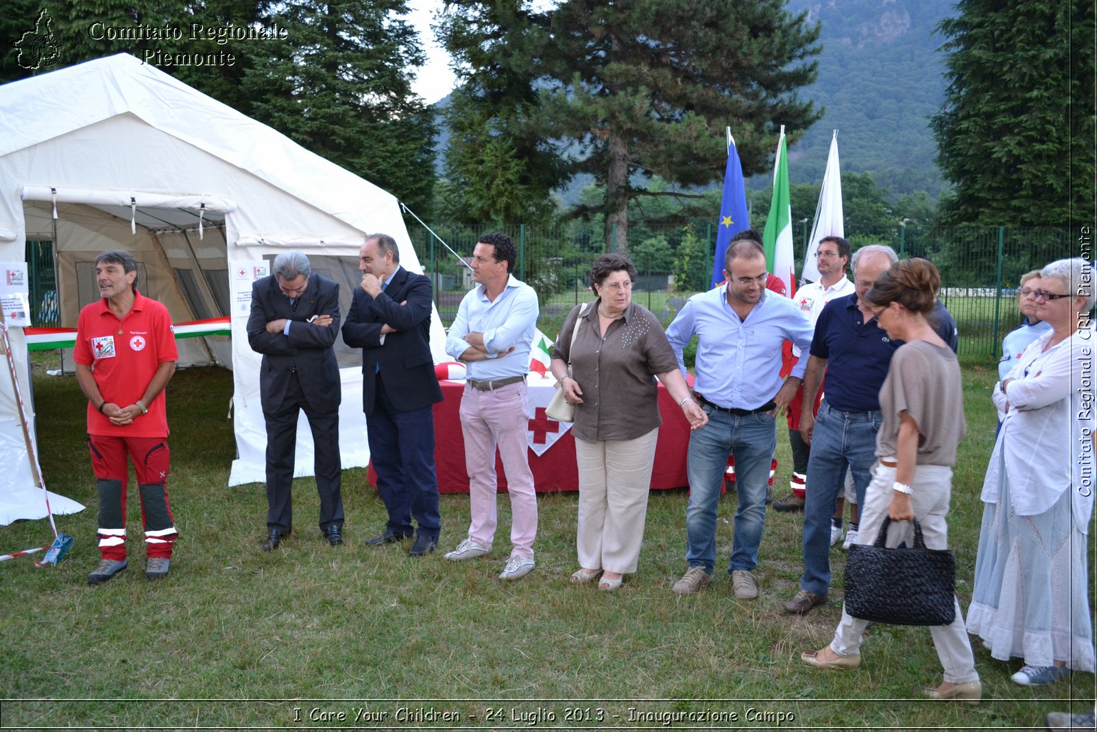 I Care Your Children - 24 Luglio 2013 - Inaugurazione Campo - Croce Rossa Italiana - Comitato Regionale del Piemonte