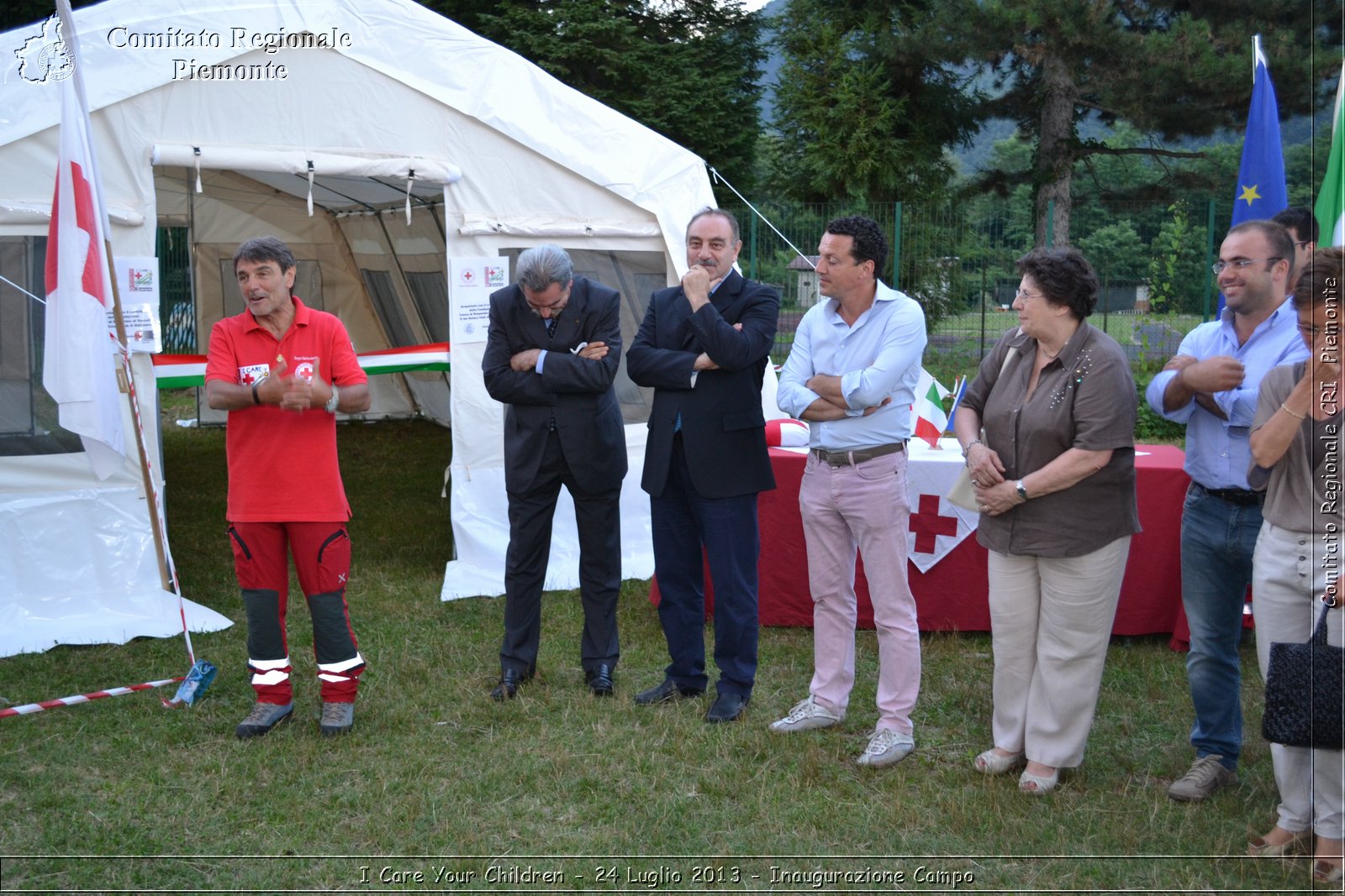 I Care Your Children - 24 Luglio 2013 - Inaugurazione Campo - Croce Rossa Italiana - Comitato Regionale del Piemonte