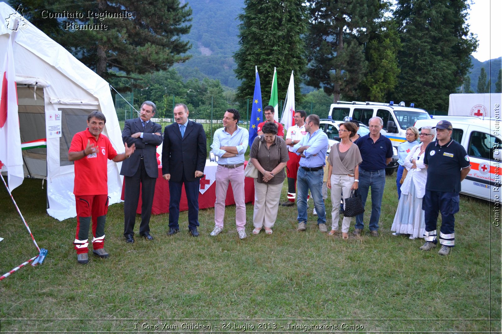 I Care Your Children - 24 Luglio 2013 - Inaugurazione Campo - Croce Rossa Italiana - Comitato Regionale del Piemonte