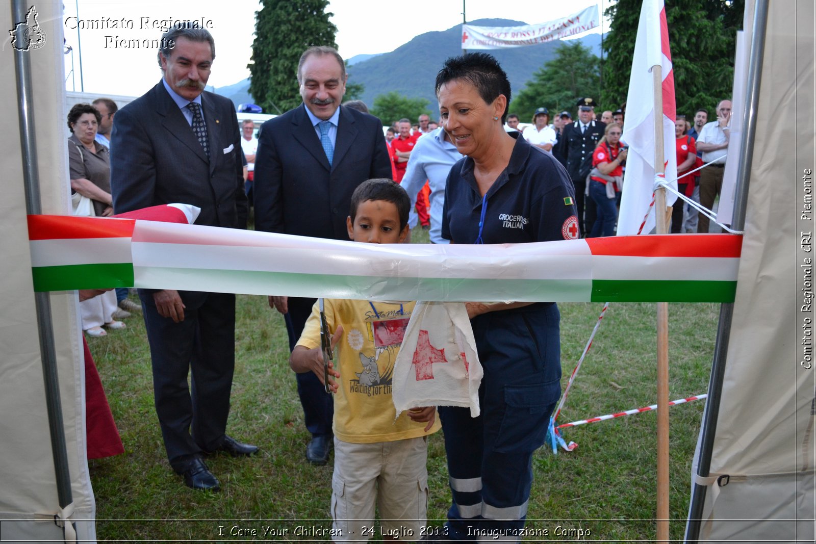 I Care Your Children - 24 Luglio 2013 - Inaugurazione Campo - Croce Rossa Italiana - Comitato Regionale del Piemonte