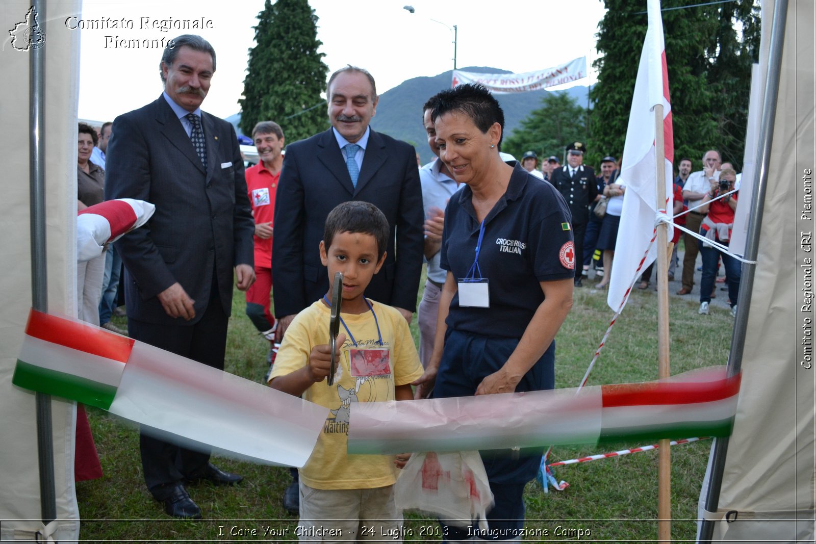 I Care Your Children - 24 Luglio 2013 - Inaugurazione Campo - Croce Rossa Italiana - Comitato Regionale del Piemonte