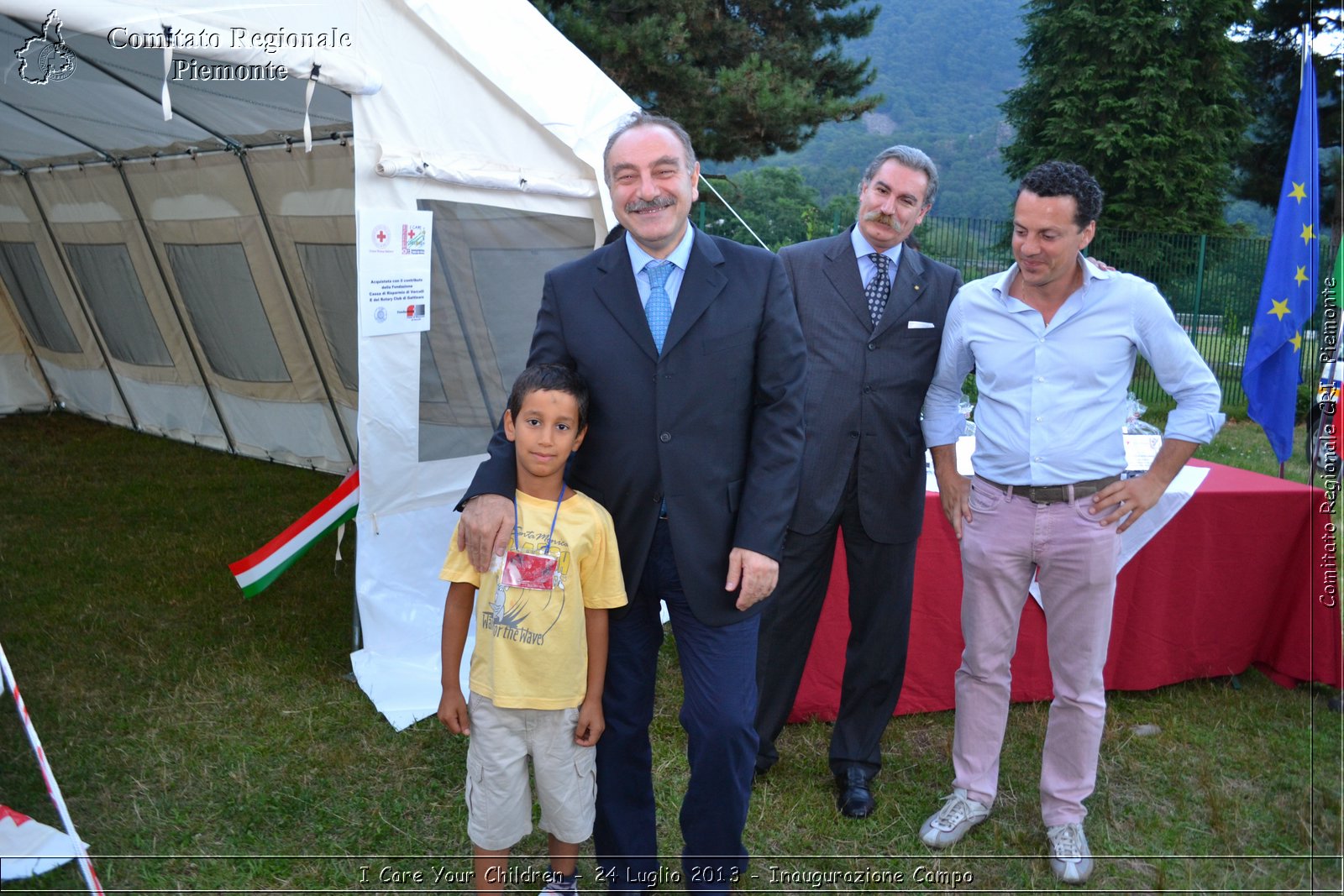 I Care Your Children - 24 Luglio 2013 - Inaugurazione Campo - Croce Rossa Italiana - Comitato Regionale del Piemonte