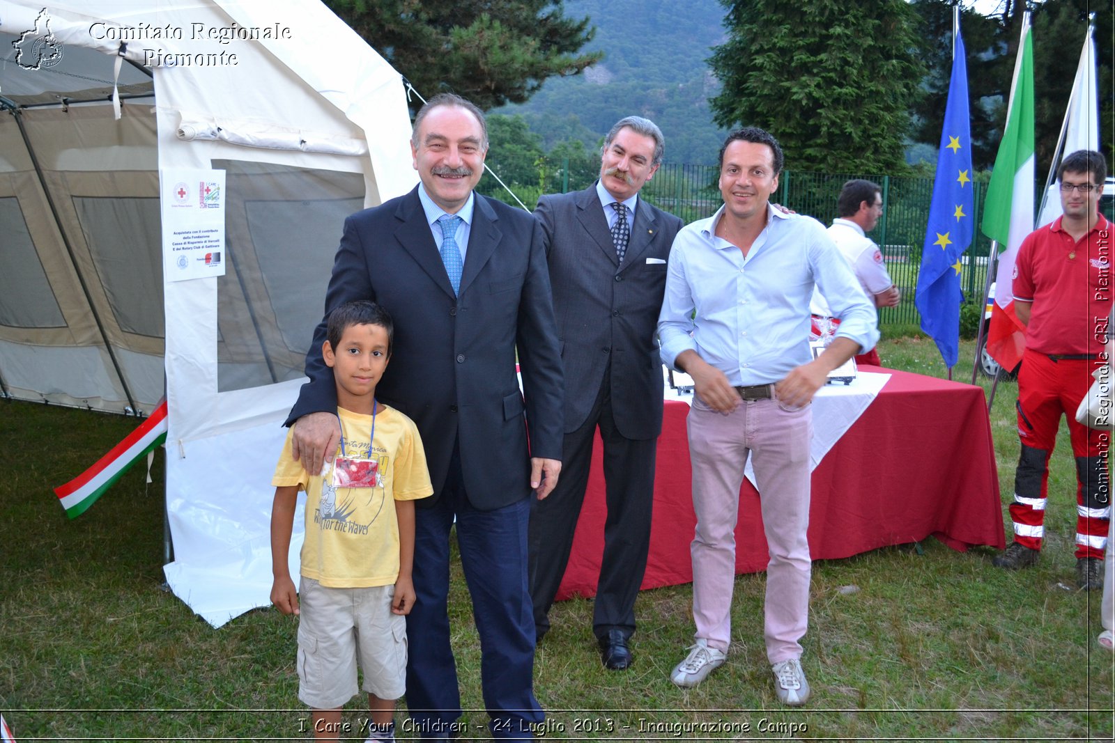 I Care Your Children - 24 Luglio 2013 - Inaugurazione Campo - Croce Rossa Italiana - Comitato Regionale del Piemonte