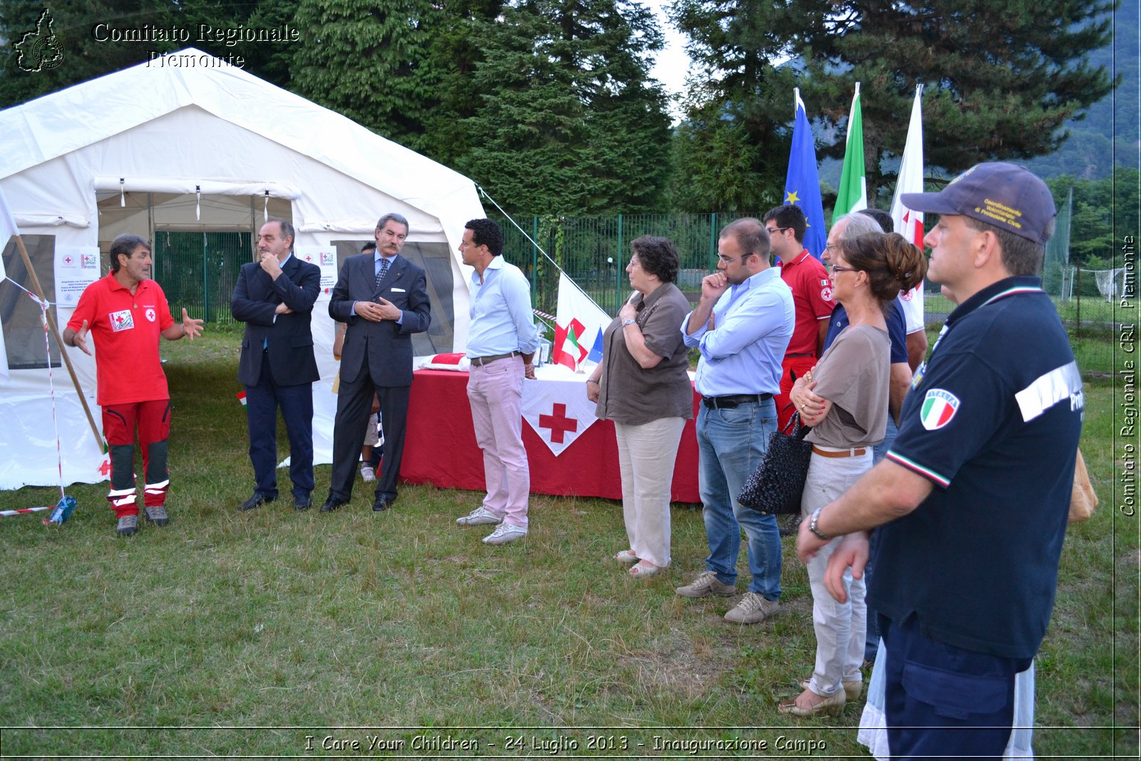 I Care Your Children - 24 Luglio 2013 - Inaugurazione Campo - Croce Rossa Italiana - Comitato Regionale del Piemonte