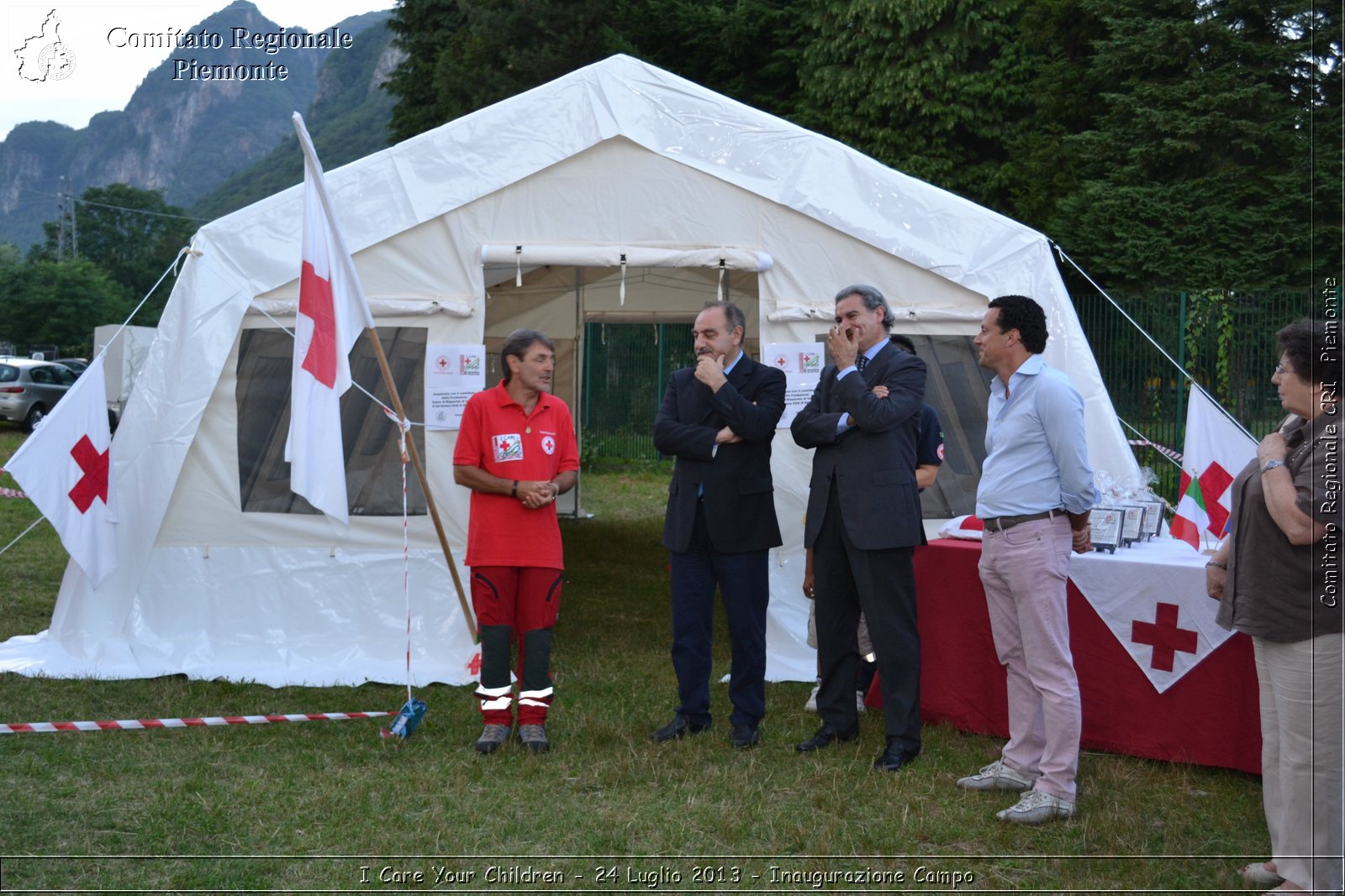 I Care Your Children - 24 Luglio 2013 - Inaugurazione Campo - Croce Rossa Italiana - Comitato Regionale del Piemonte