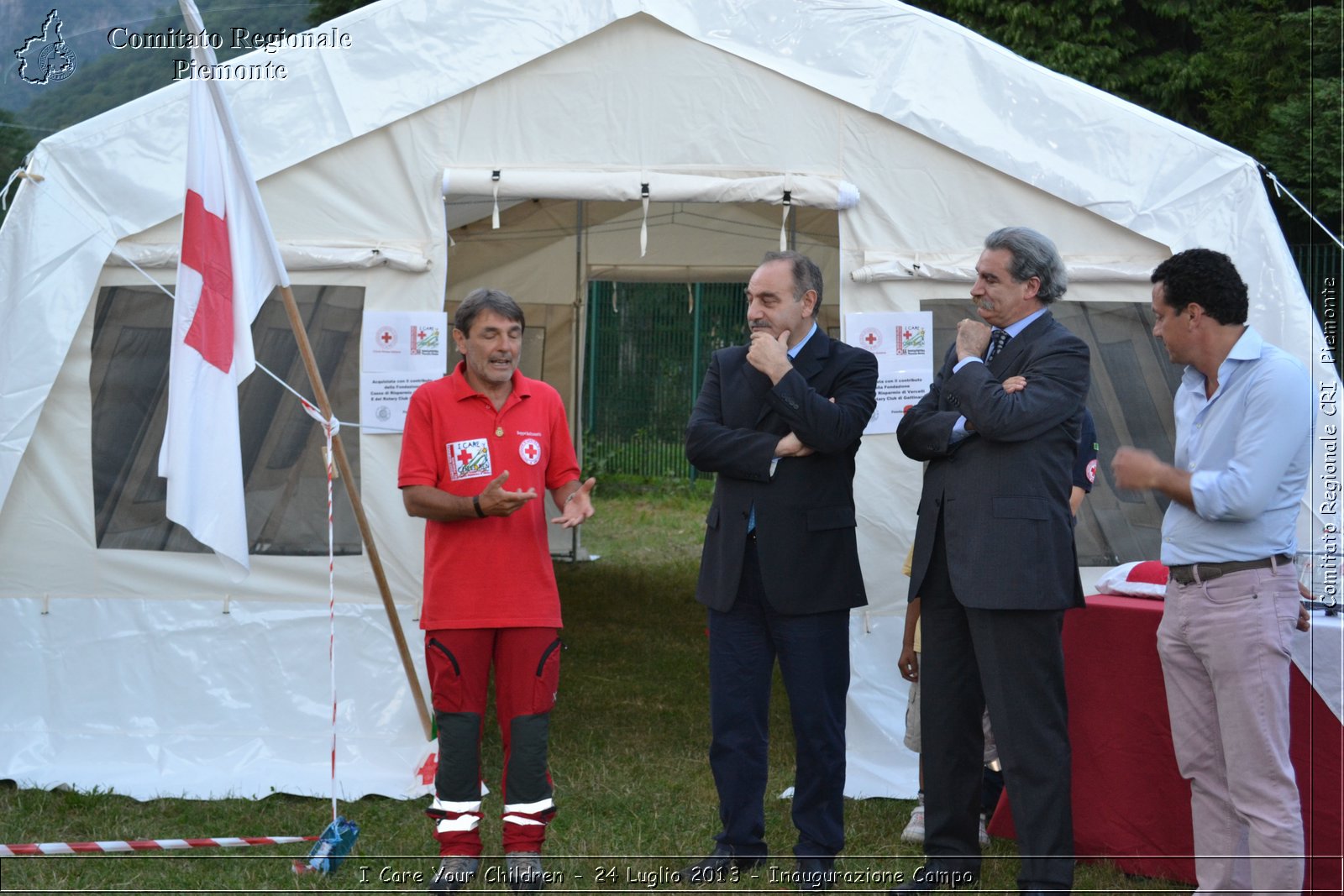 I Care Your Children - 24 Luglio 2013 - Inaugurazione Campo - Croce Rossa Italiana - Comitato Regionale del Piemonte