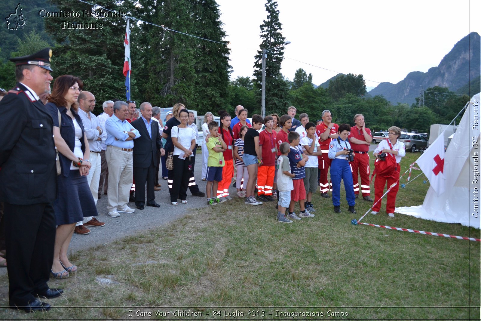 I Care Your Children - 24 Luglio 2013 - Inaugurazione Campo - Croce Rossa Italiana - Comitato Regionale del Piemonte