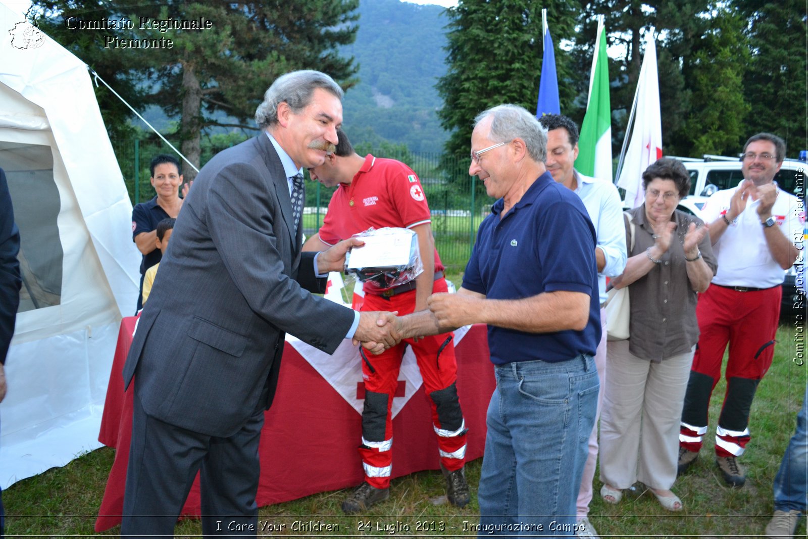 I Care Your Children - 24 Luglio 2013 - Inaugurazione Campo - Croce Rossa Italiana - Comitato Regionale del Piemonte