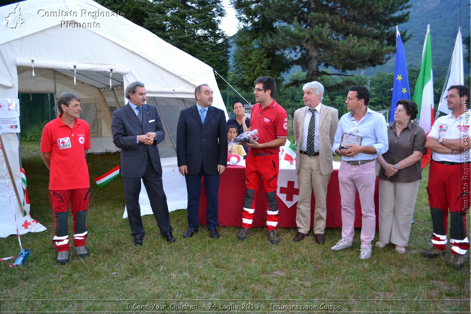 I Care Your Children - 24 Luglio 2013 - Inaugurazione Campo - Croce Rossa Italiana - Comitato Regionale del Piemonte