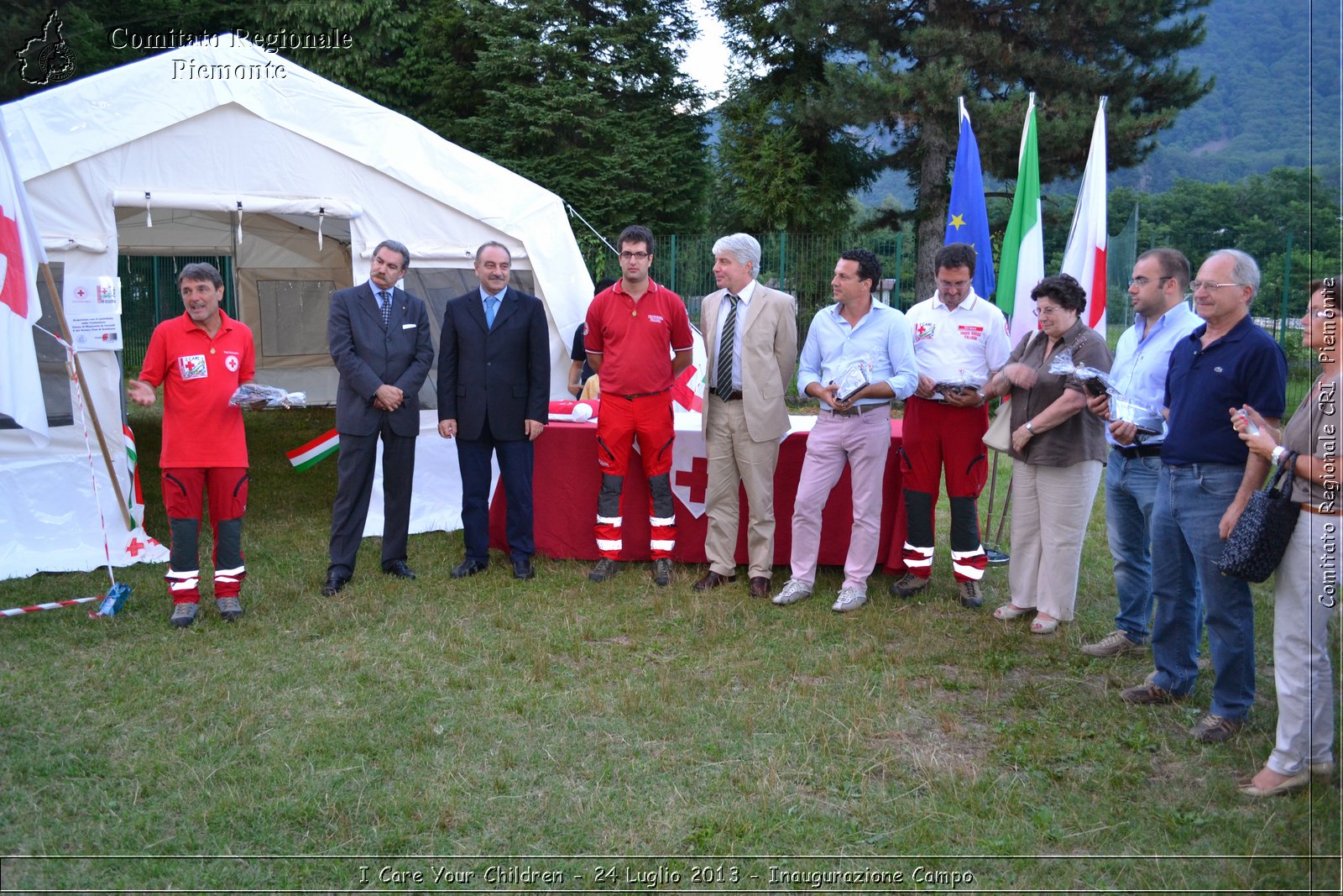 I Care Your Children - 24 Luglio 2013 - Inaugurazione Campo - Croce Rossa Italiana - Comitato Regionale del Piemonte