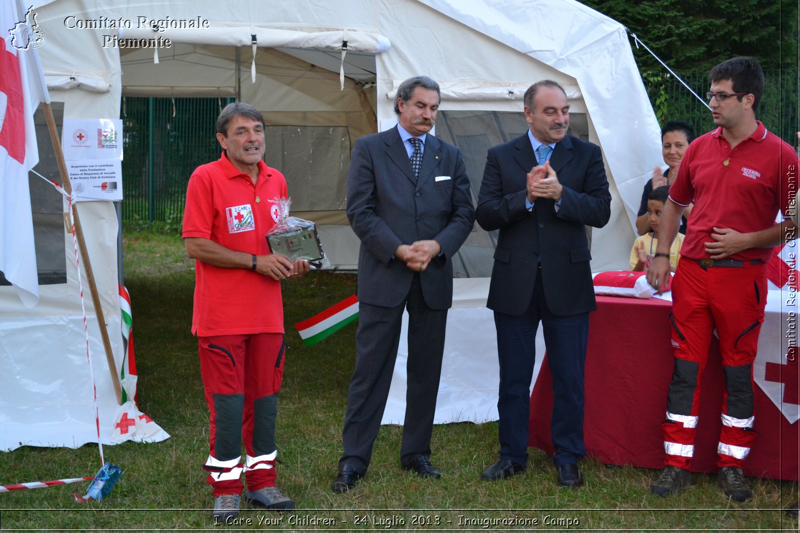 I Care Your Children - 24 Luglio 2013 - Inaugurazione Campo - Croce Rossa Italiana - Comitato Regionale del Piemonte