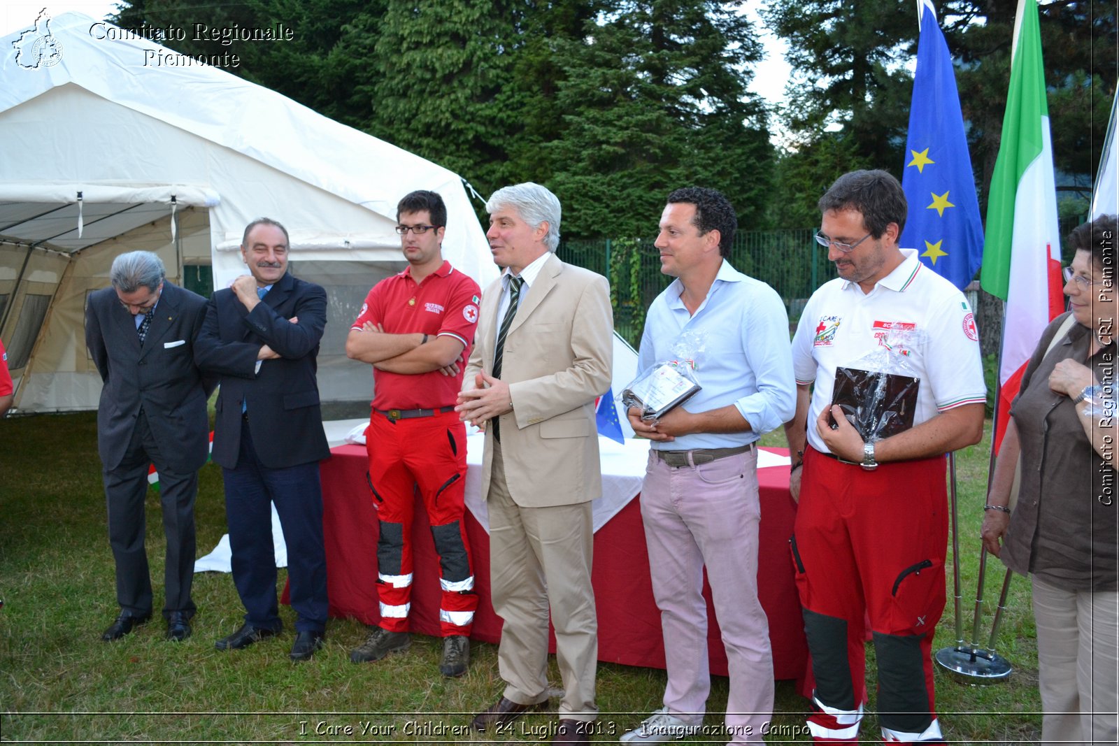 I Care Your Children - 24 Luglio 2013 - Inaugurazione Campo - Croce Rossa Italiana - Comitato Regionale del Piemonte