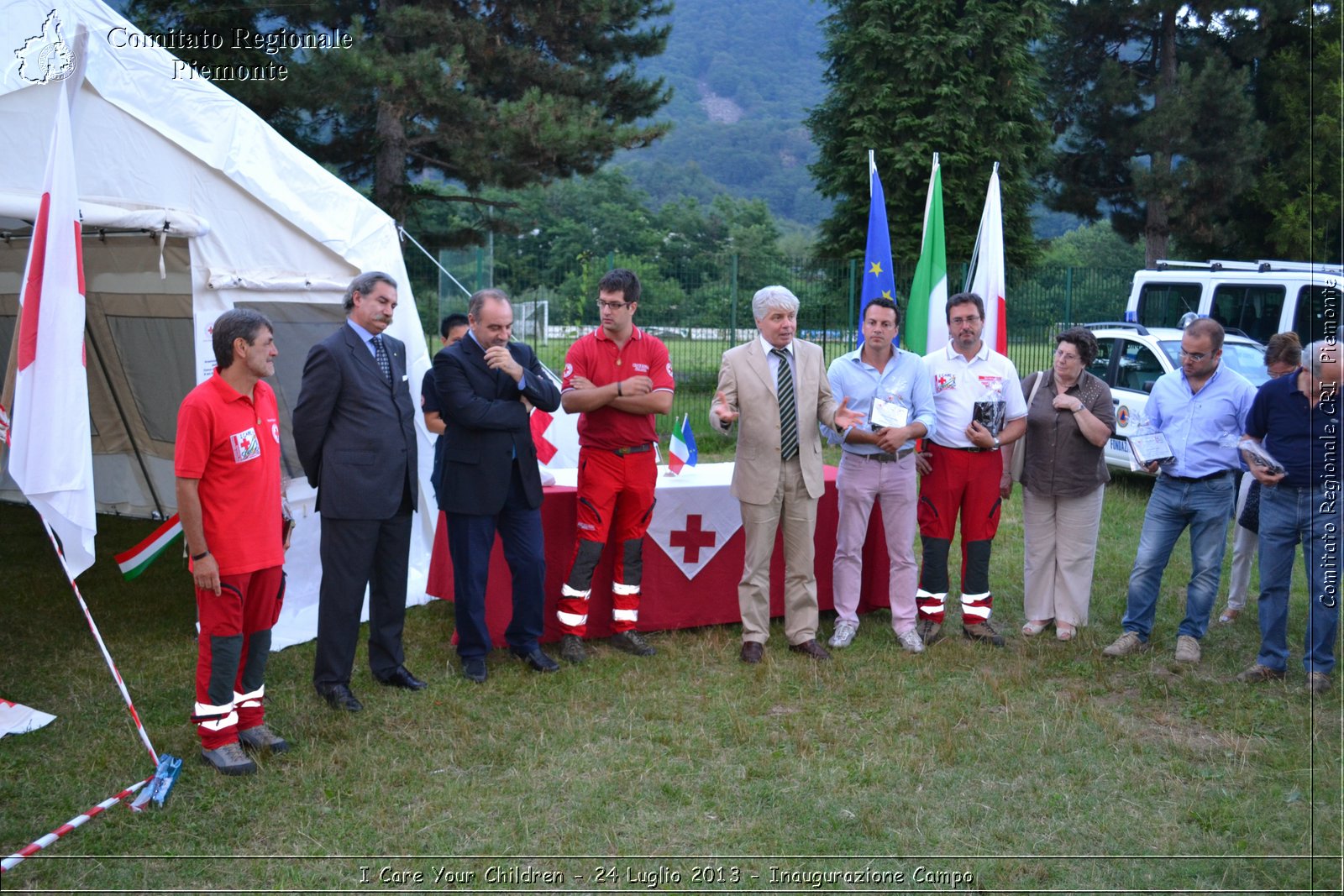 I Care Your Children - 24 Luglio 2013 - Inaugurazione Campo - Croce Rossa Italiana - Comitato Regionale del Piemonte