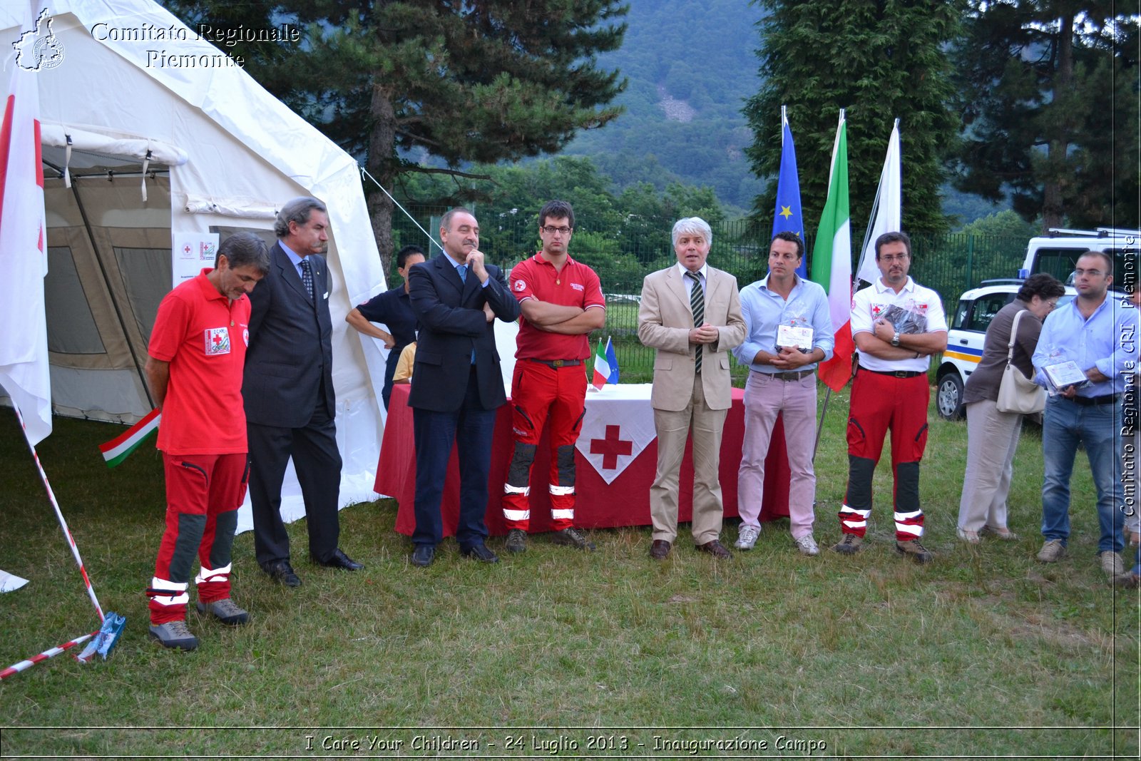 I Care Your Children - 24 Luglio 2013 - Inaugurazione Campo - Croce Rossa Italiana - Comitato Regionale del Piemonte