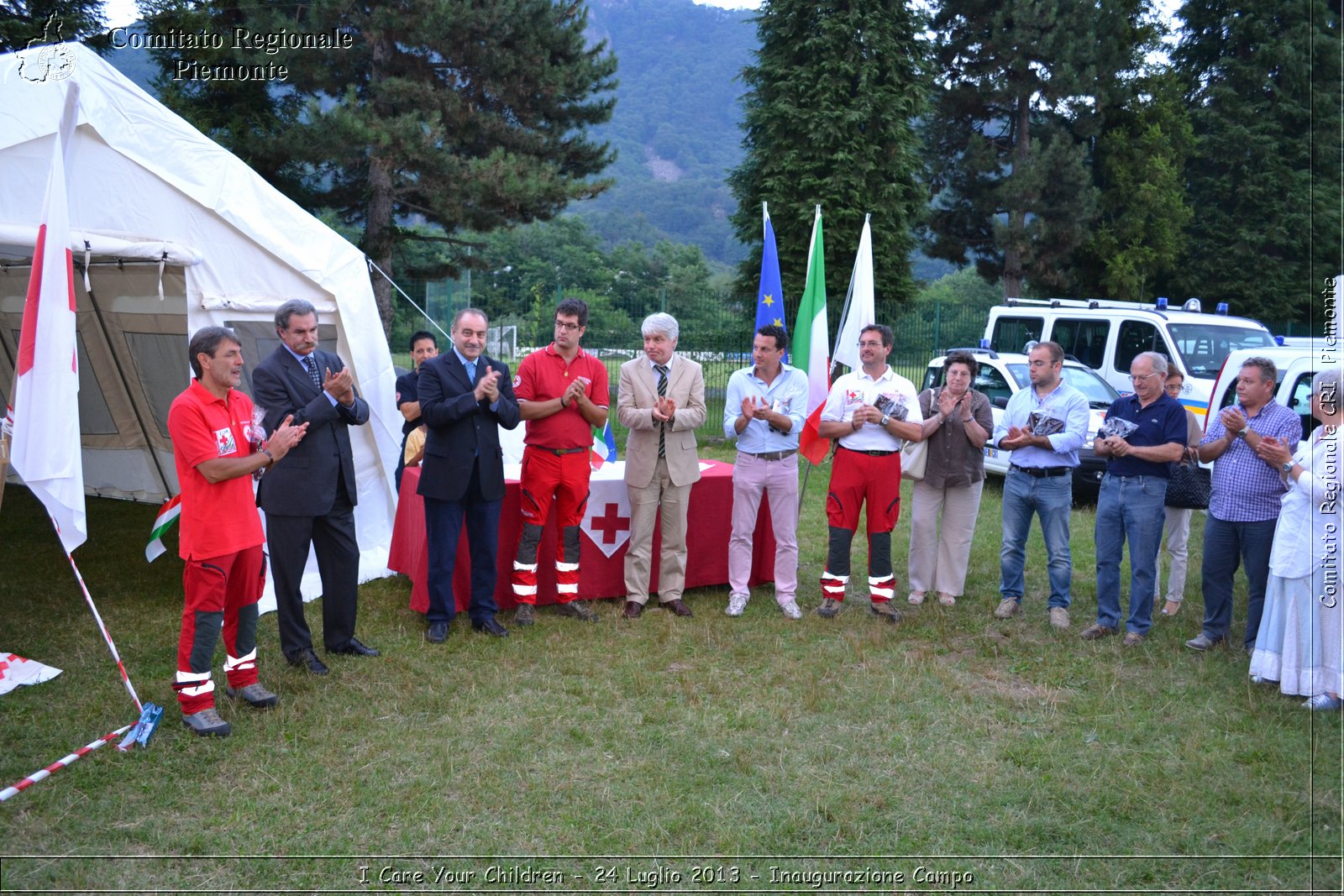 I Care Your Children - 24 Luglio 2013 - Inaugurazione Campo - Croce Rossa Italiana - Comitato Regionale del Piemonte