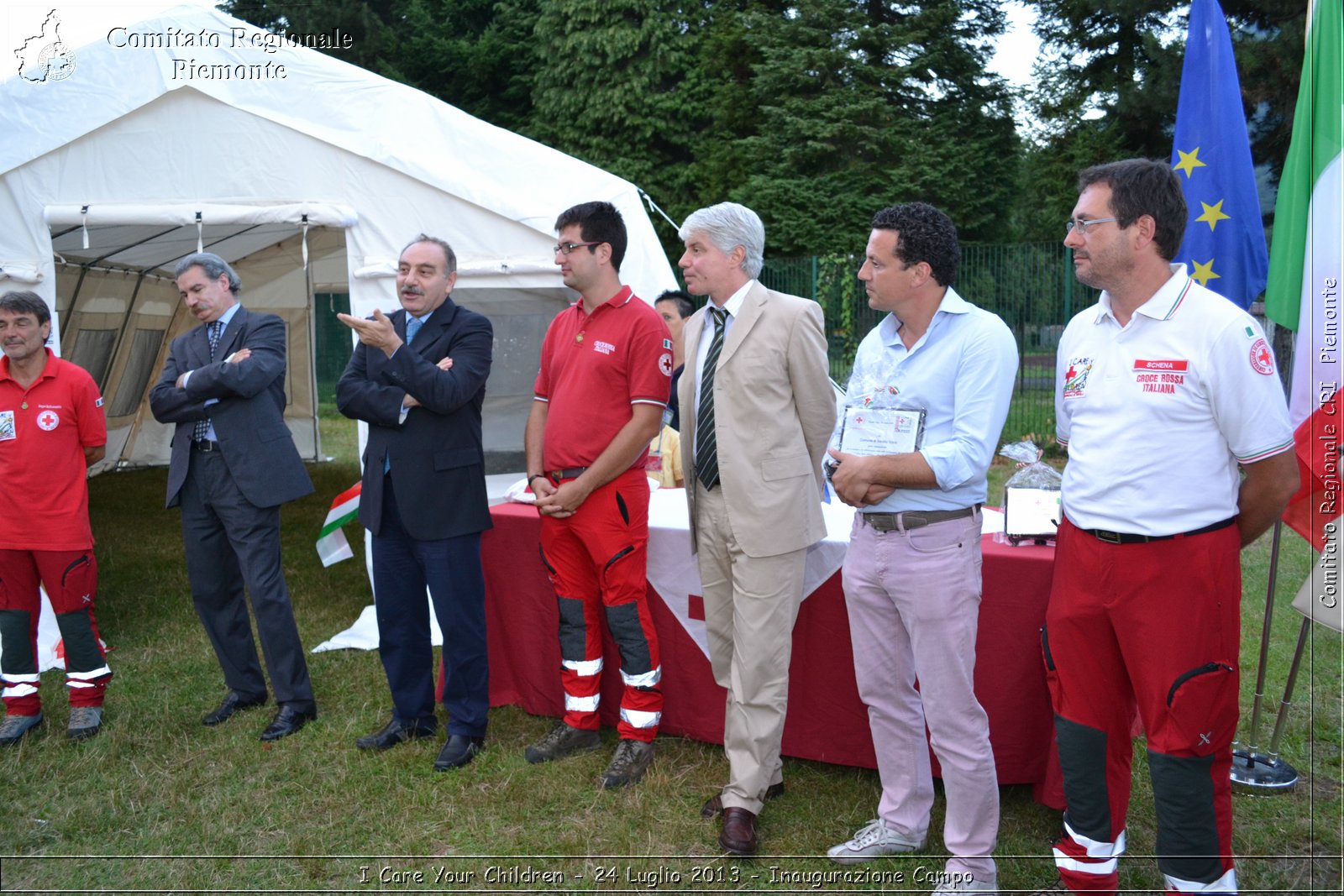 I Care Your Children - 24 Luglio 2013 - Inaugurazione Campo - Croce Rossa Italiana - Comitato Regionale del Piemonte