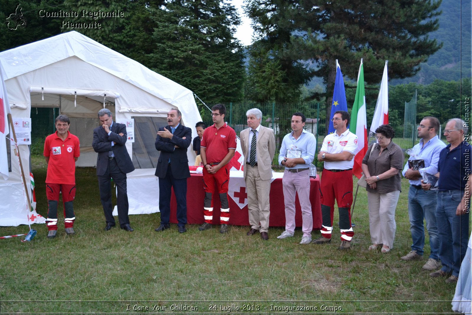 I Care Your Children - 24 Luglio 2013 - Inaugurazione Campo - Croce Rossa Italiana - Comitato Regionale del Piemonte