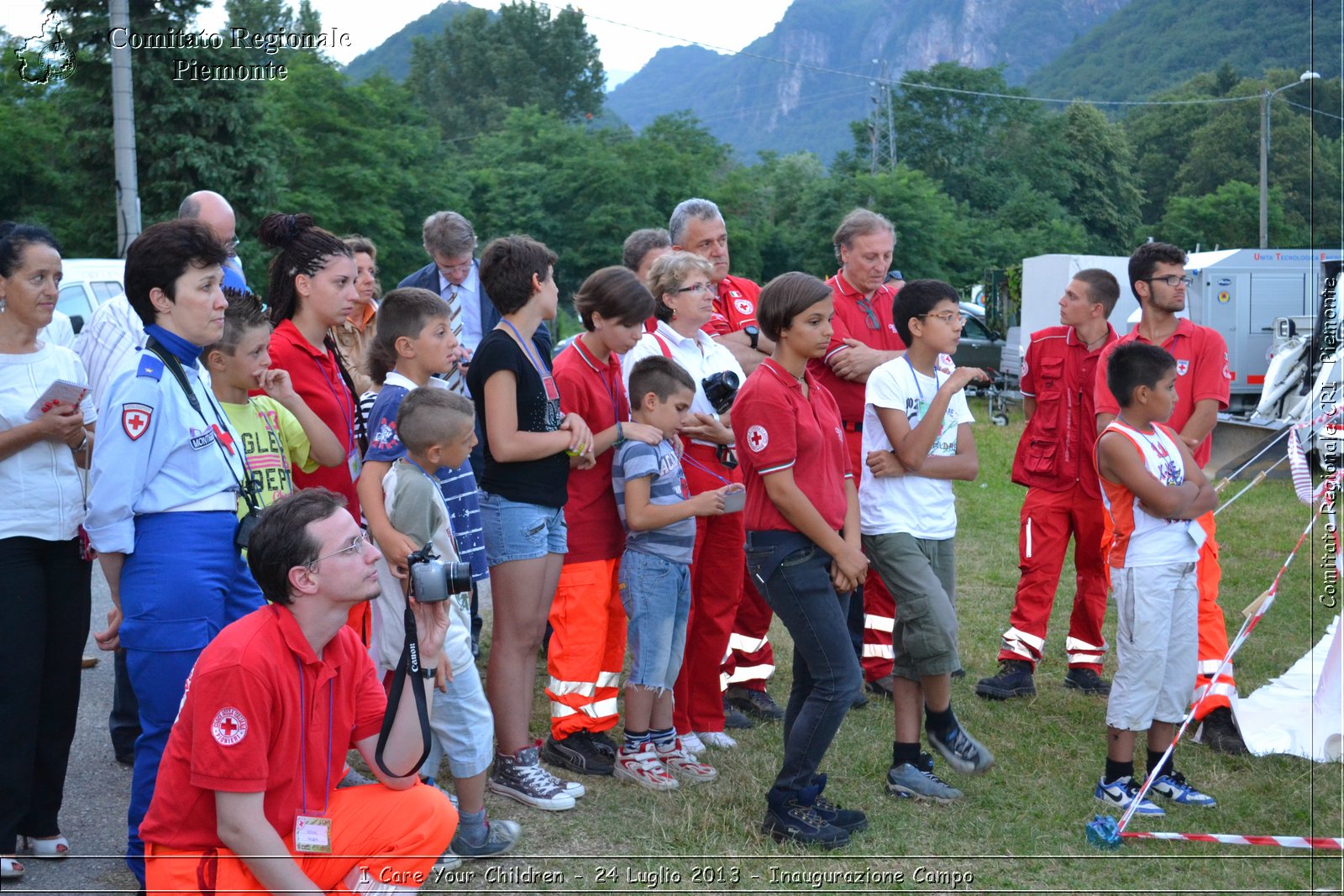 I Care Your Children - 24 Luglio 2013 - Inaugurazione Campo - Croce Rossa Italiana - Comitato Regionale del Piemonte