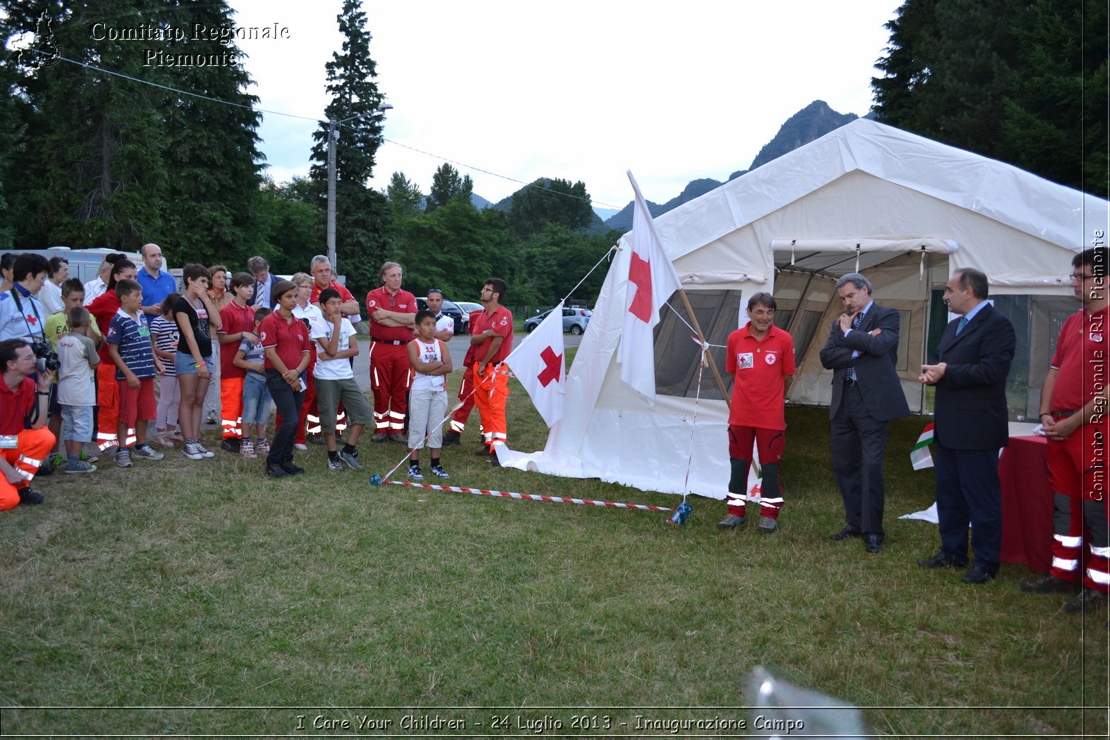 I Care Your Children - 24 Luglio 2013 - Inaugurazione Campo - Croce Rossa Italiana - Comitato Regionale del Piemonte