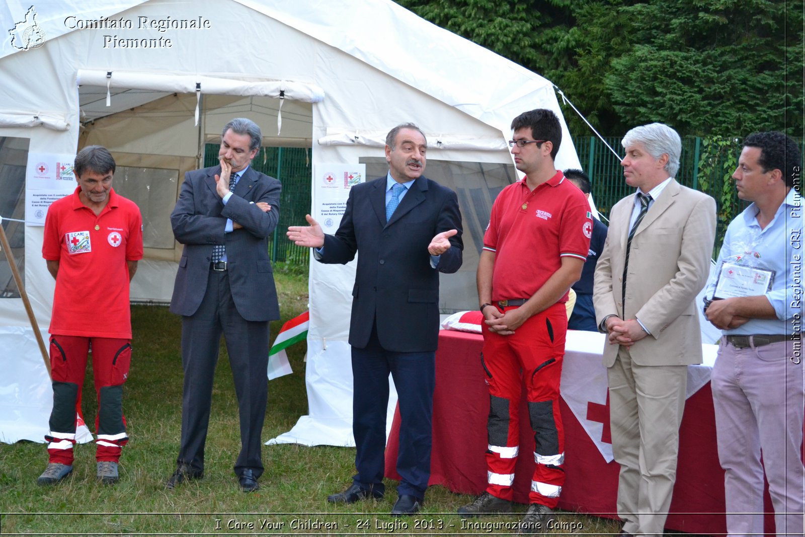 I Care Your Children - 24 Luglio 2013 - Inaugurazione Campo - Croce Rossa Italiana - Comitato Regionale del Piemonte