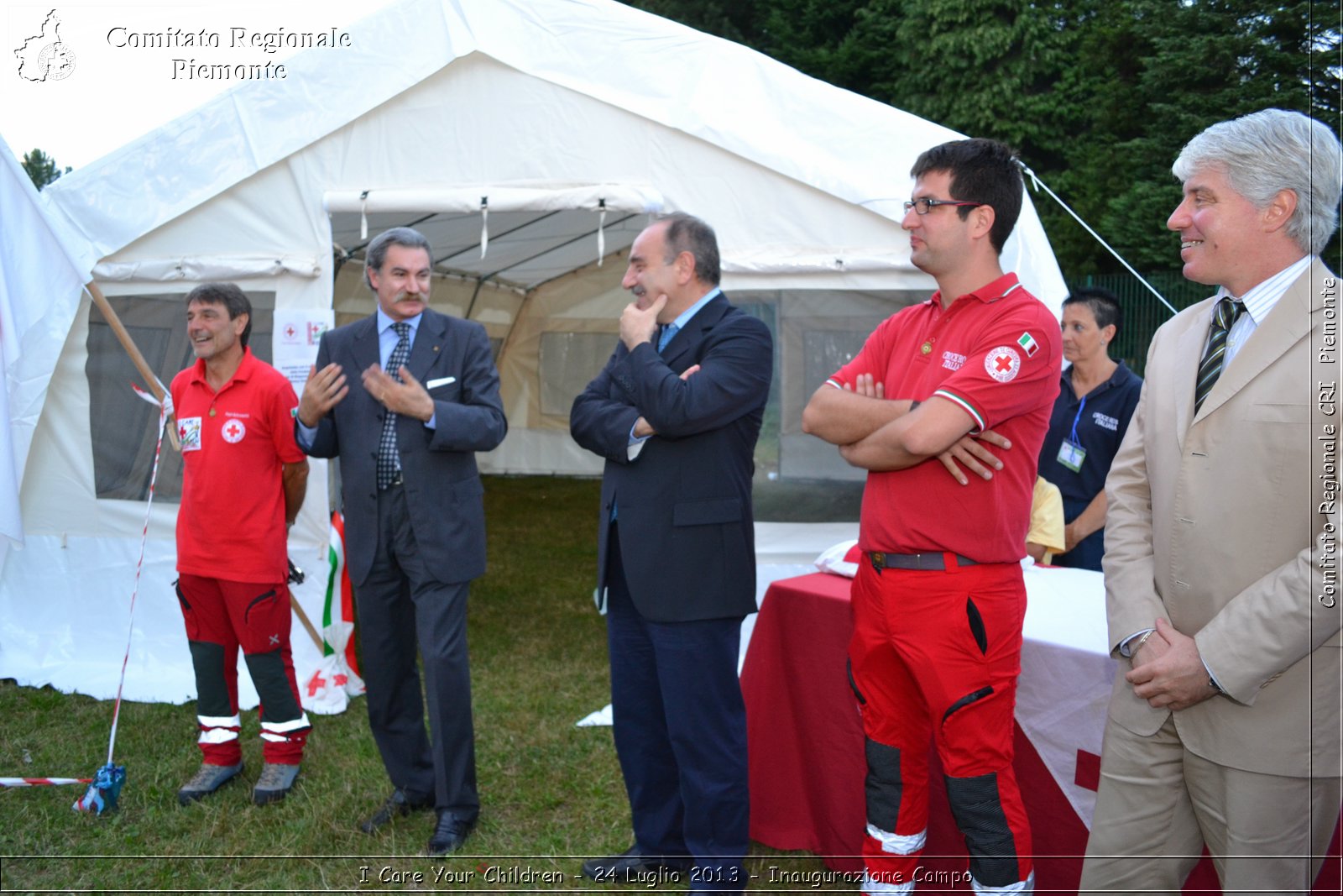 I Care Your Children - 24 Luglio 2013 - Inaugurazione Campo - Croce Rossa Italiana - Comitato Regionale del Piemonte