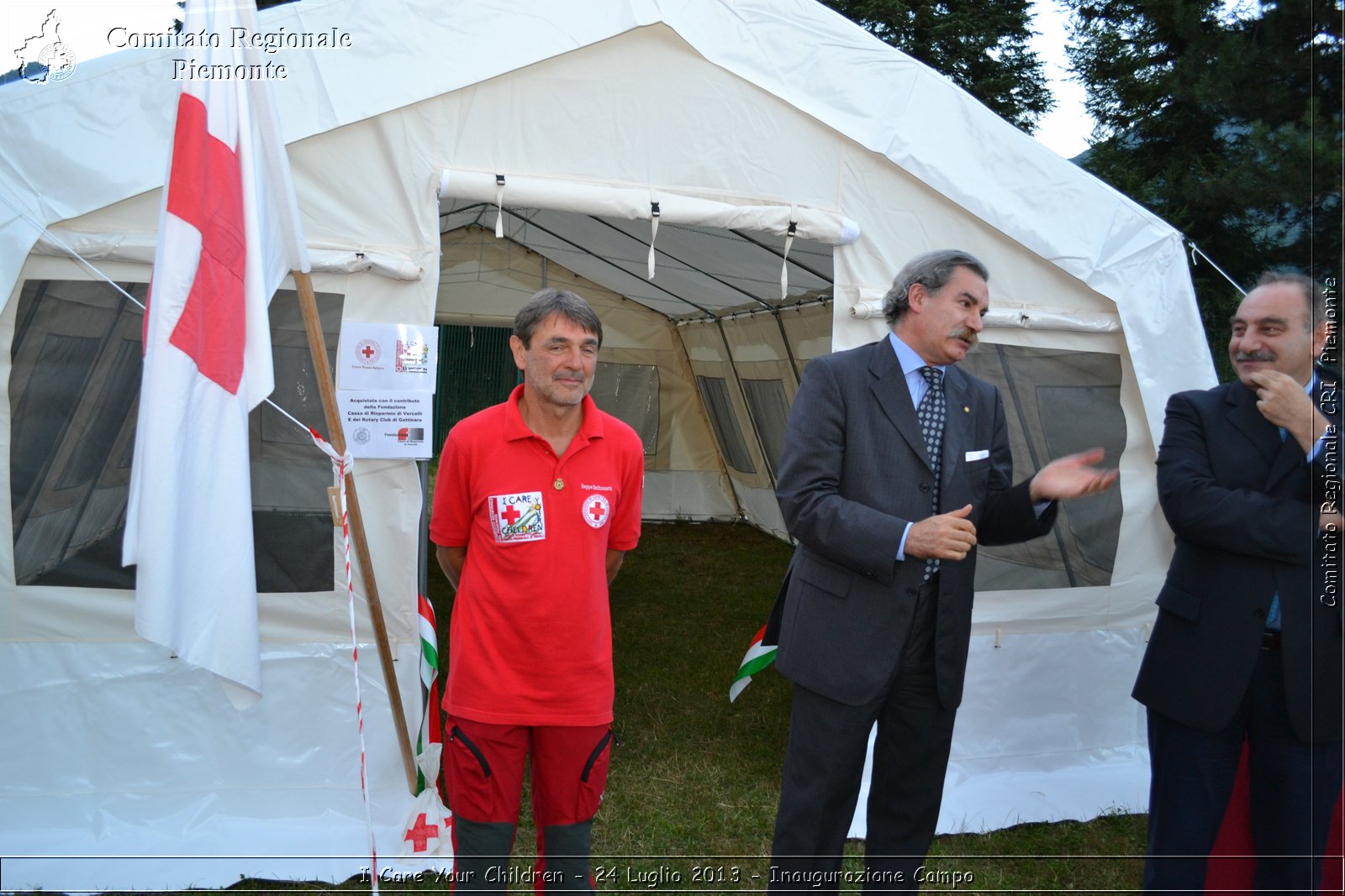 I Care Your Children - 24 Luglio 2013 - Inaugurazione Campo - Croce Rossa Italiana - Comitato Regionale del Piemonte