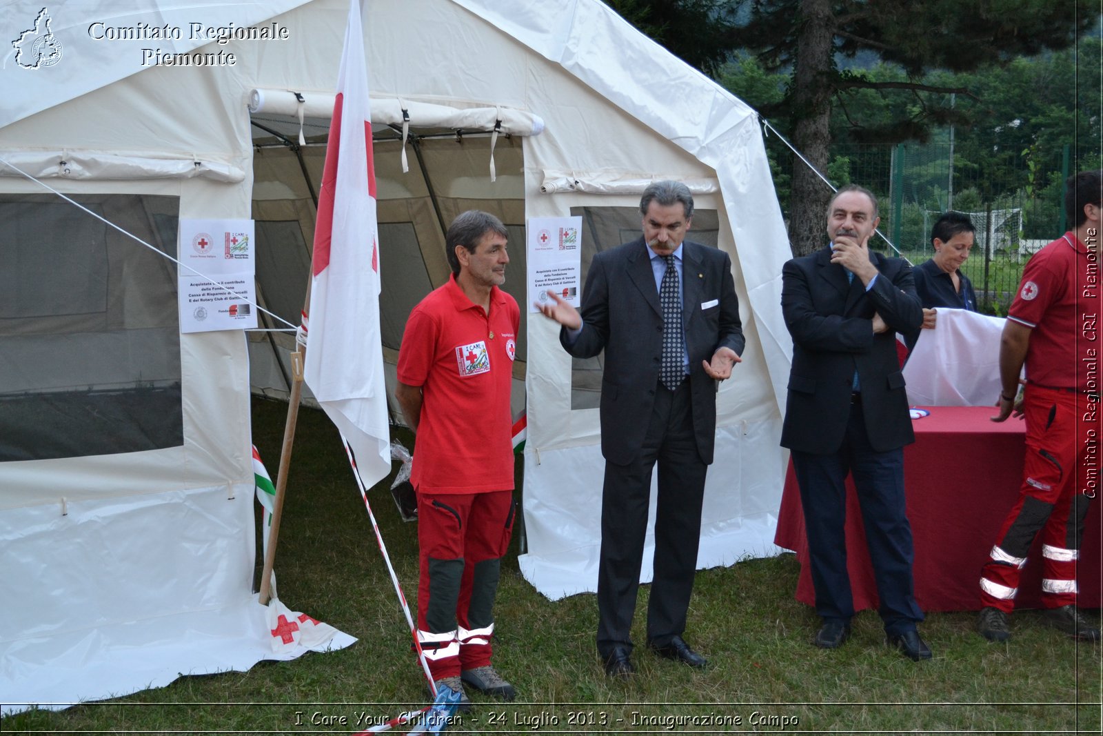 I Care Your Children - 24 Luglio 2013 - Inaugurazione Campo - Croce Rossa Italiana - Comitato Regionale del Piemonte